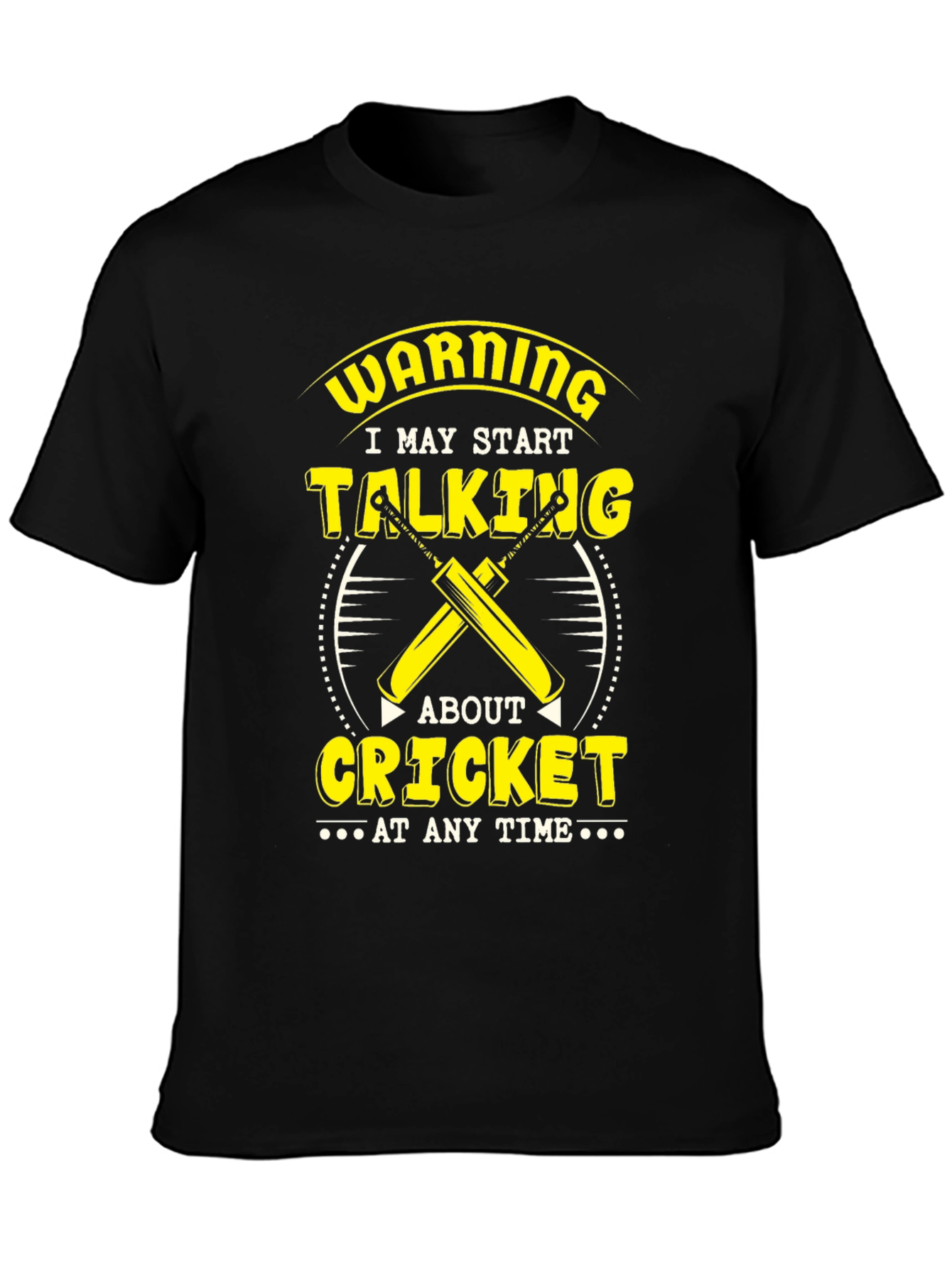 Warning Cricket T-Shirt