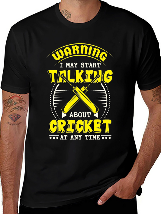 Warning Cricket T-Shirt