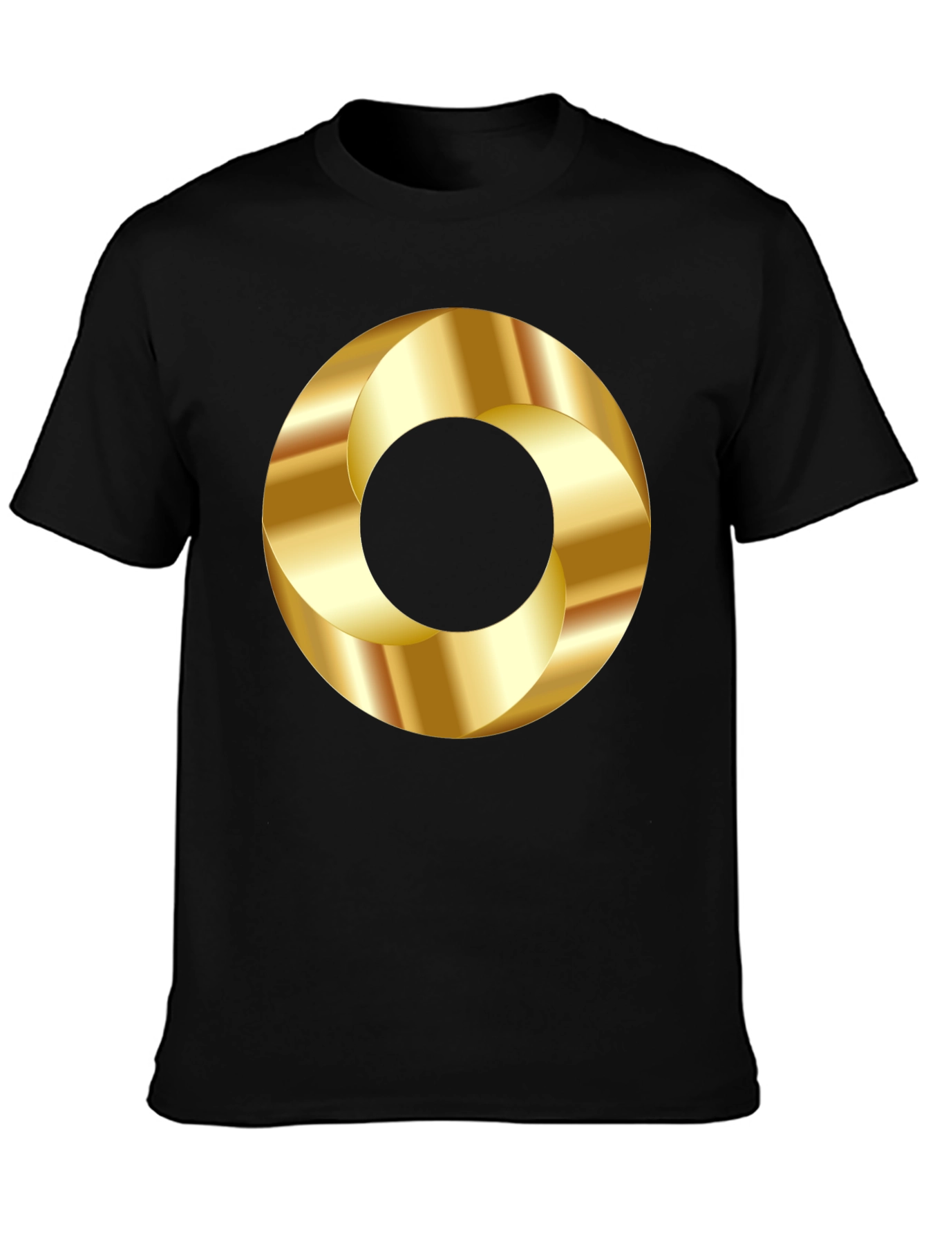 Golden Circle Graphic Tee - Stylish Casual Wear