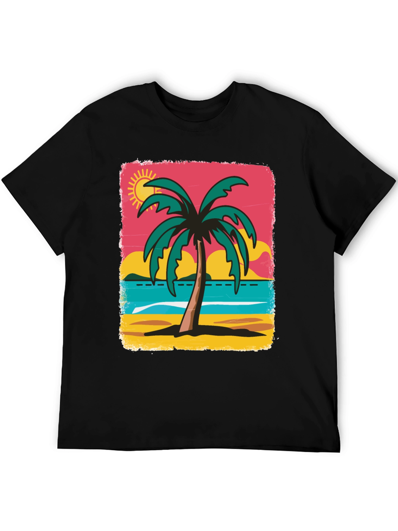 Tropical Palm Tree Graphic T-Shirt
