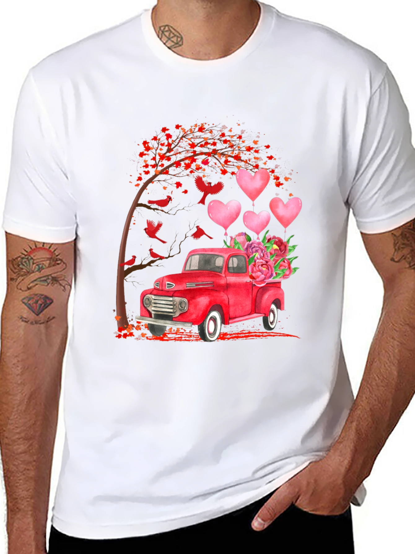 Red Truck Love T-Shirt