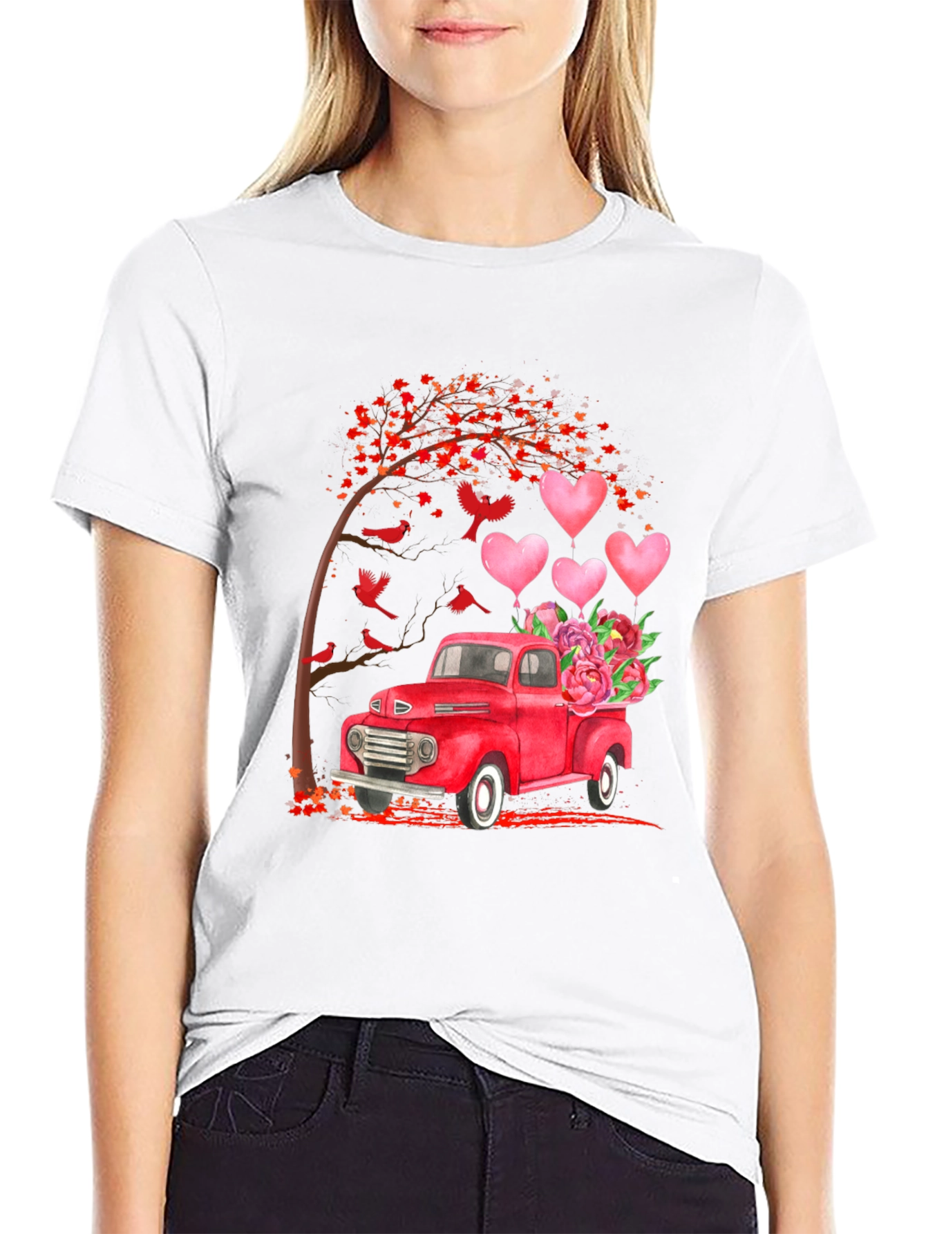 Red Truck Love T-Shirt