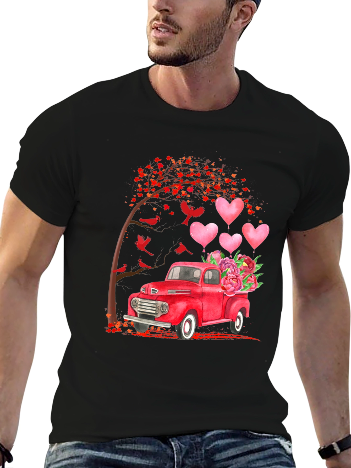Red Truck Love T-Shirt