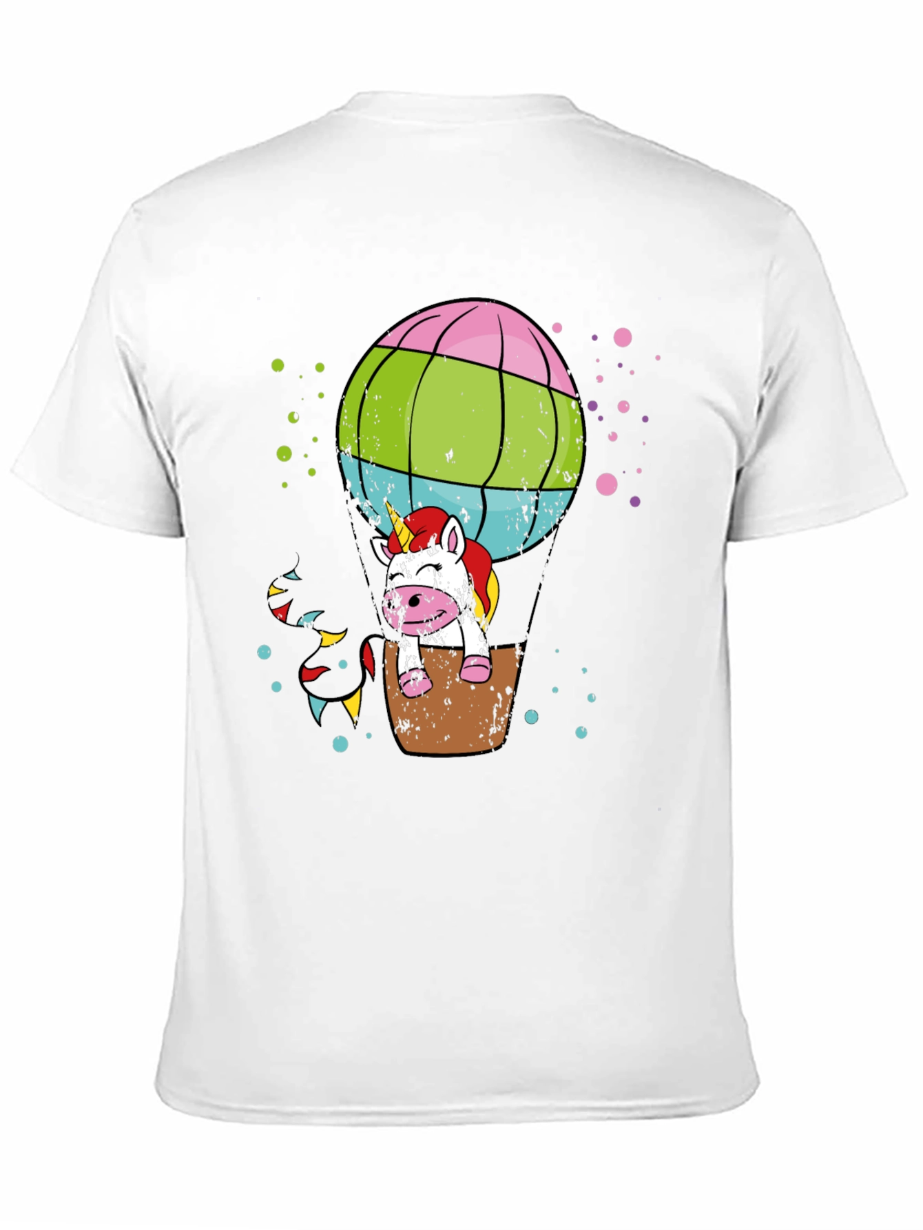 Unicorn Hot Air Balloon Graphic Tee
