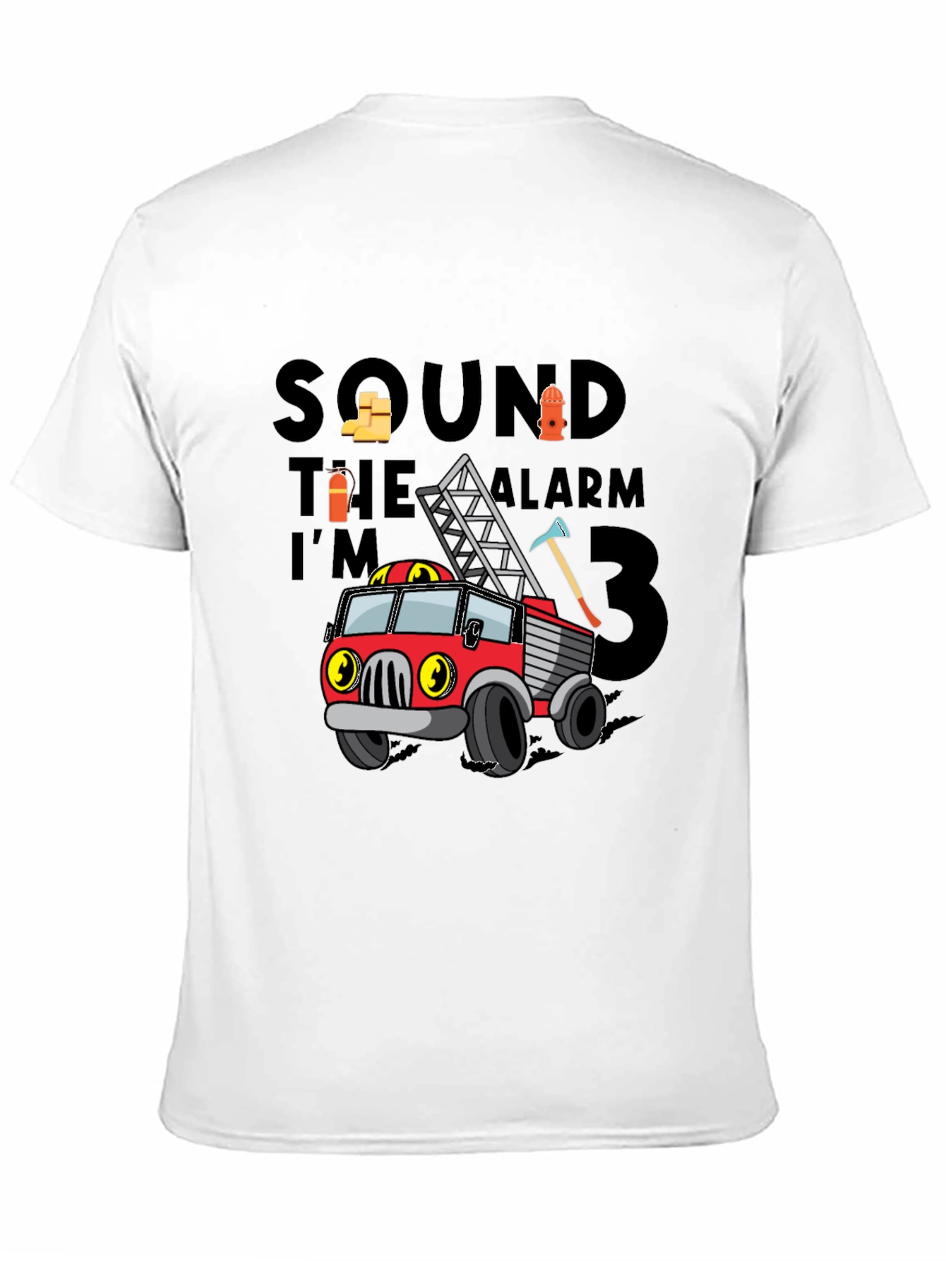 Firetruck Birthday Boy T-Shirt