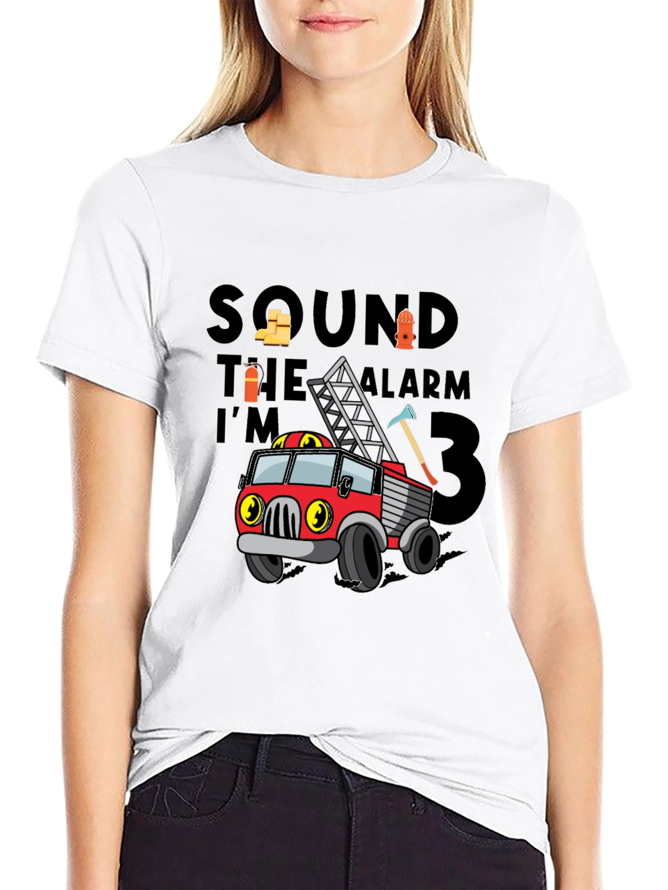 Firetruck Birthday Boy T-Shirt