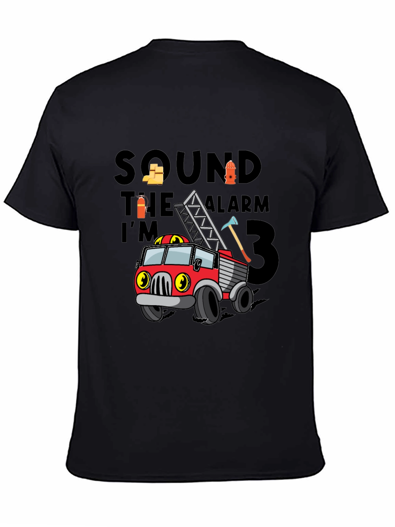 Firetruck Birthday Boy T-Shirt