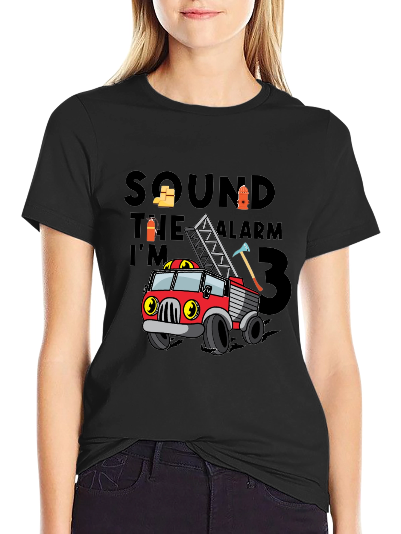 Firetruck Birthday Boy T-Shirt