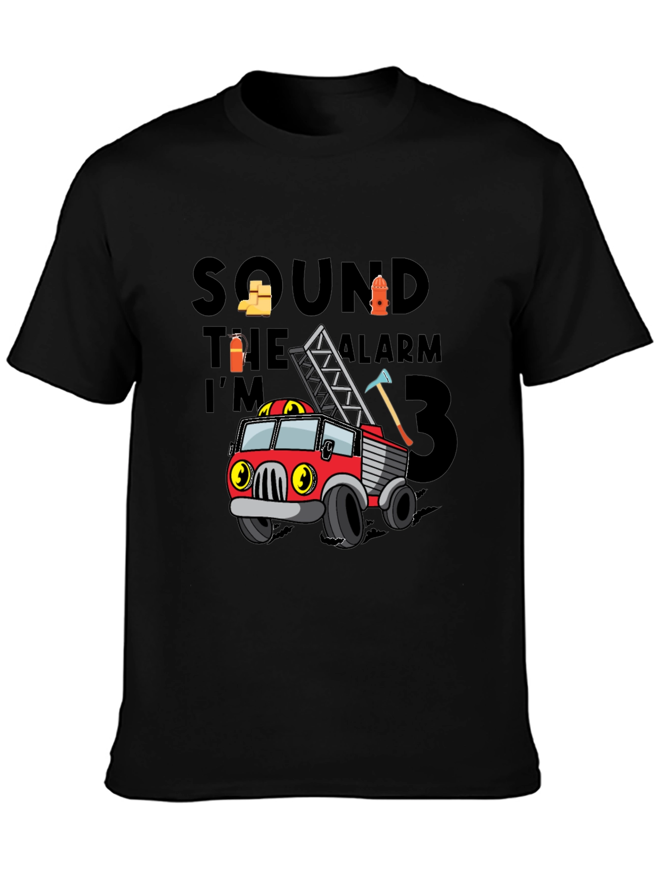 Firetruck Birthday Boy T-Shirt