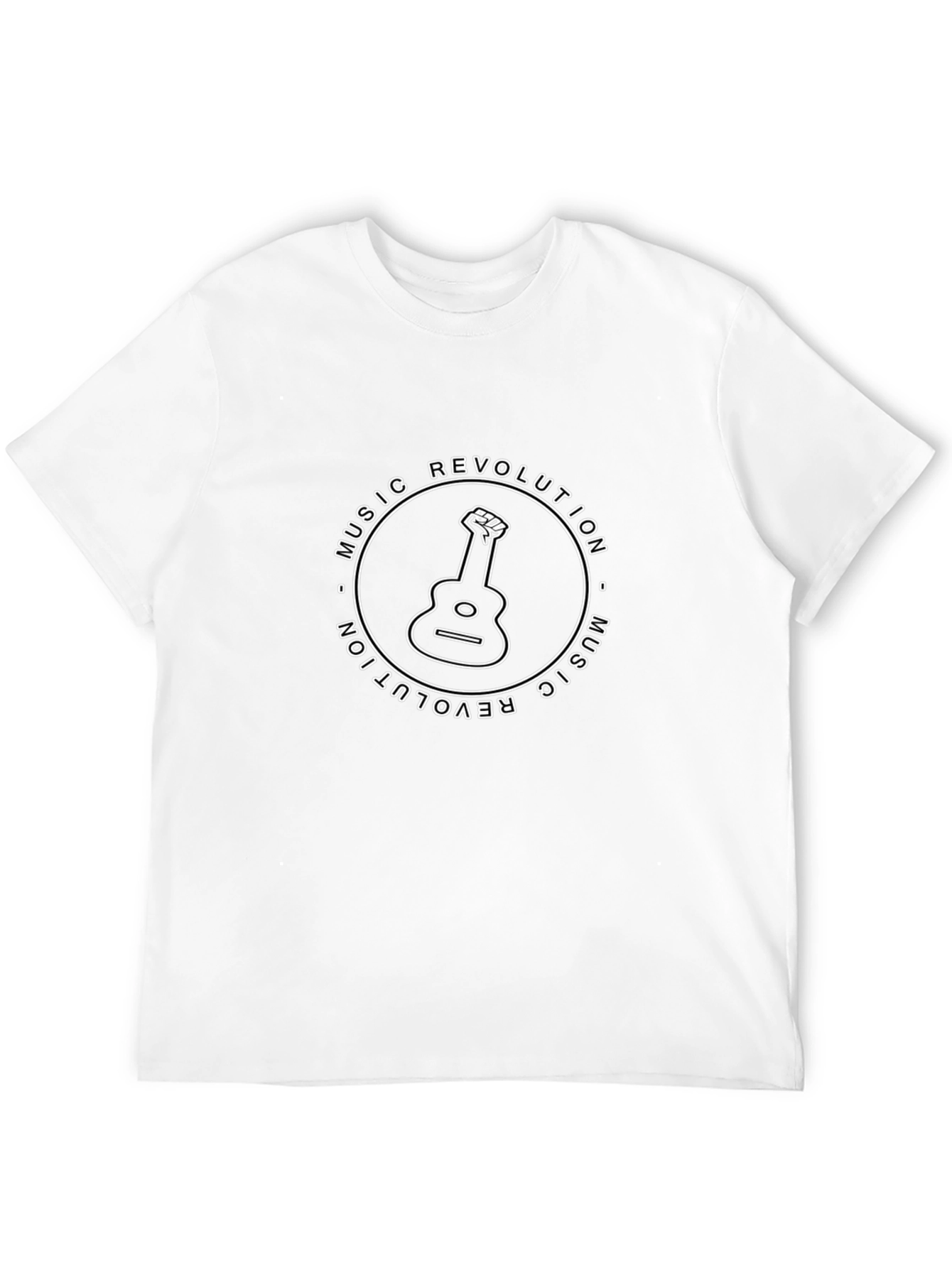Music Revolution Graphic T-Shirt - Black