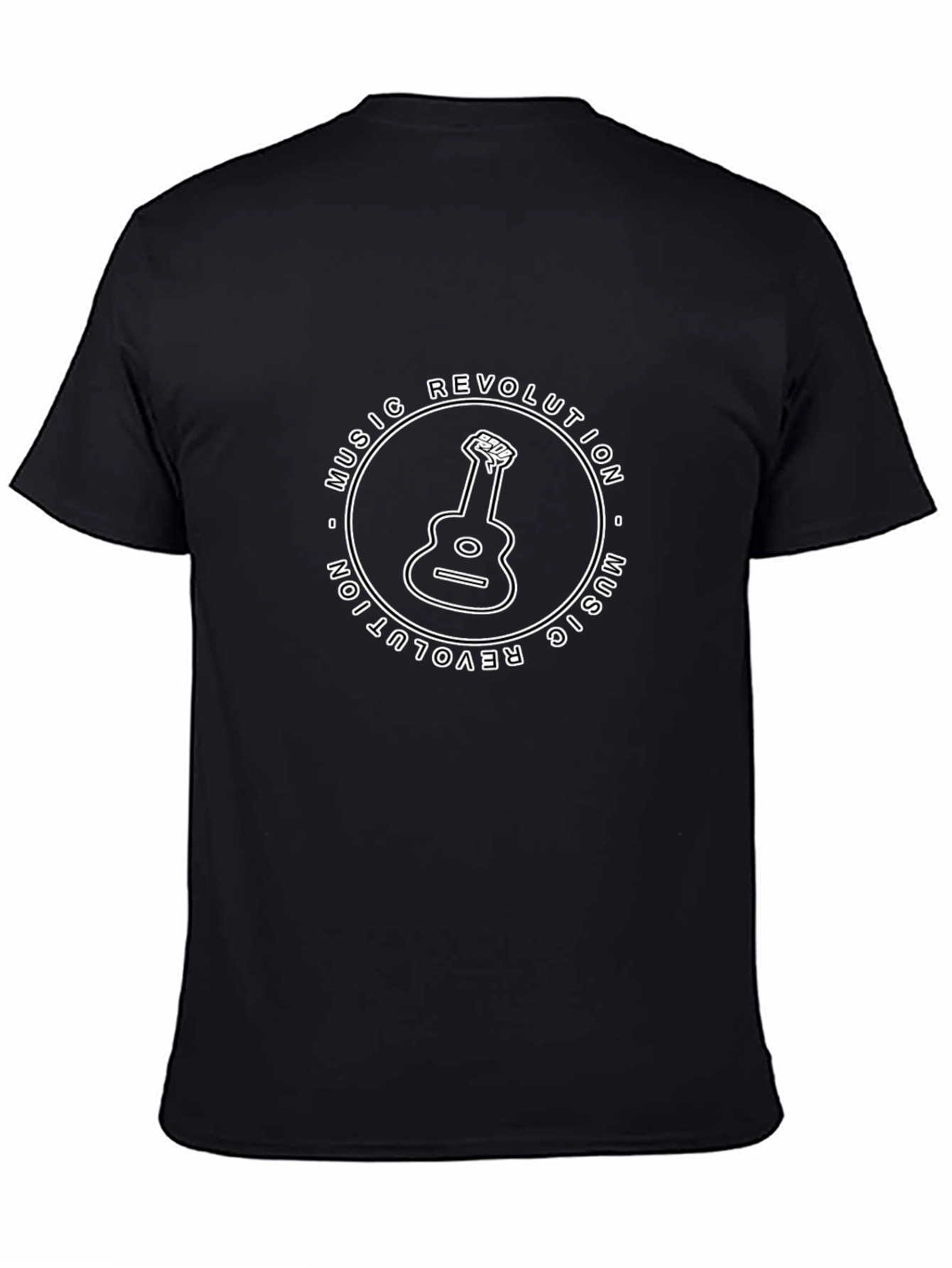 Music Revolution Graphic T-Shirt - Black