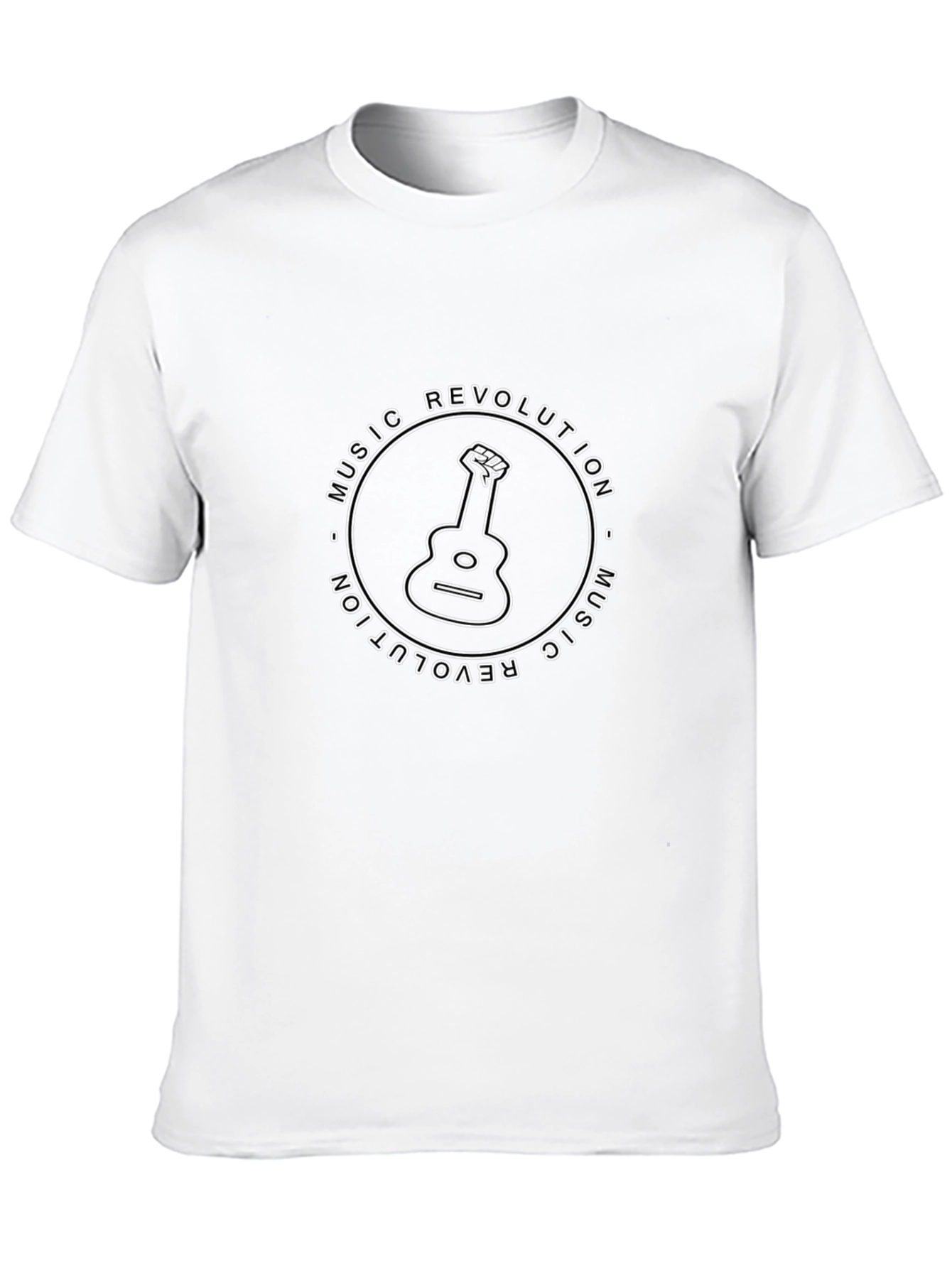 Music Revolution Graphic T-Shirt - Black