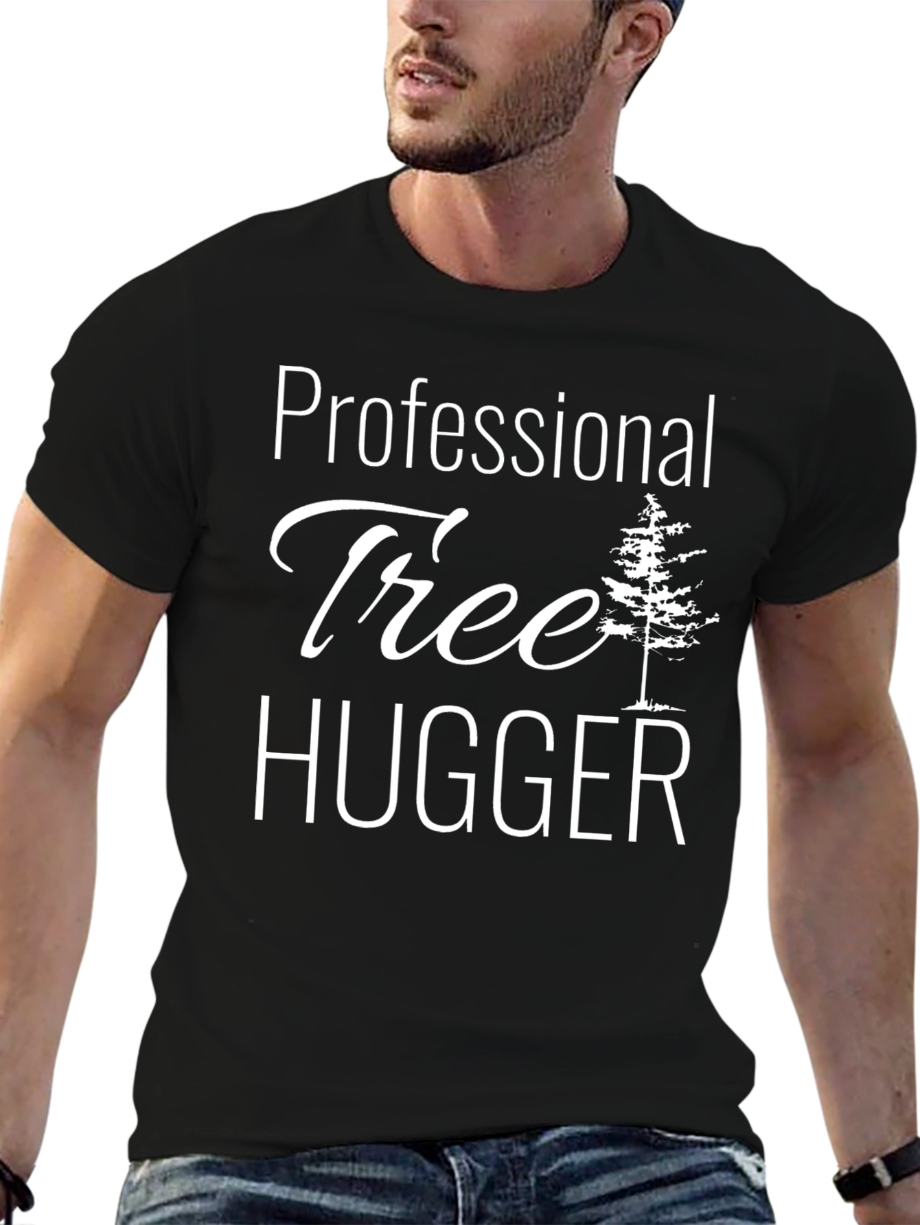 Professional Tree Hugger T-Shirt - Eco-Friendly Design