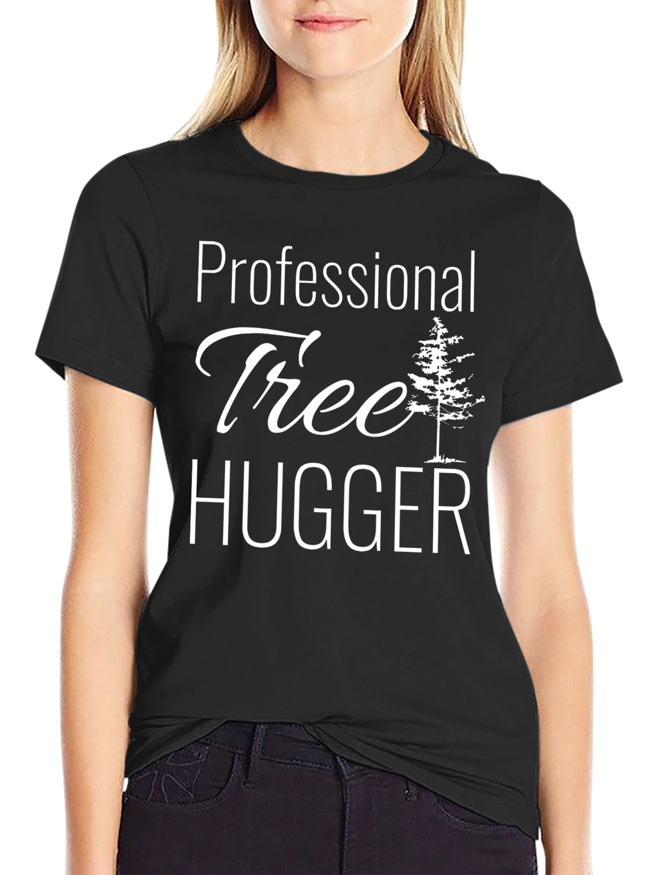 Professional Tree Hugger T-Shirt - Eco-Friendly Design