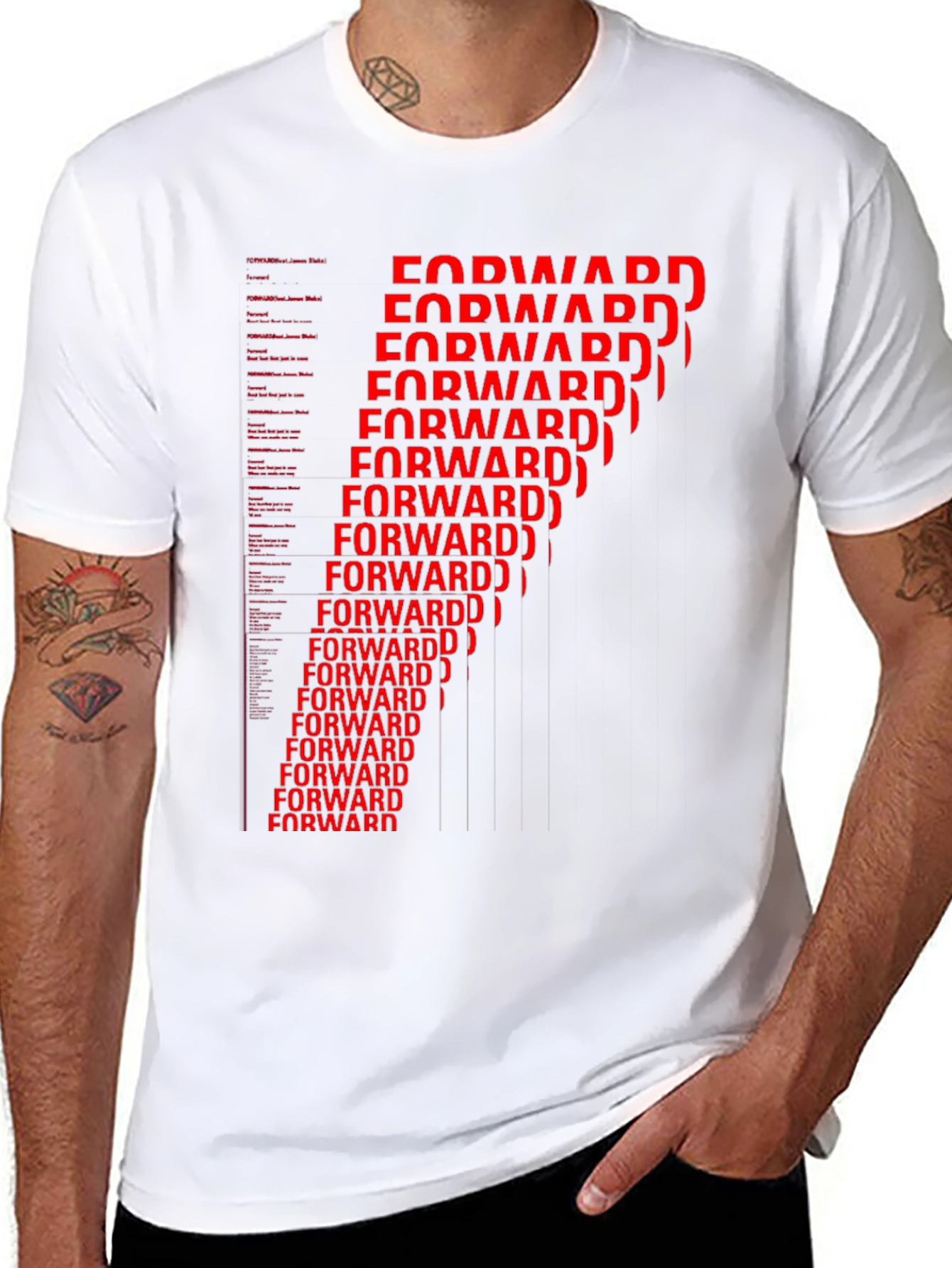 Forward Graphic Print T-Shirt - Modern Casual Wear