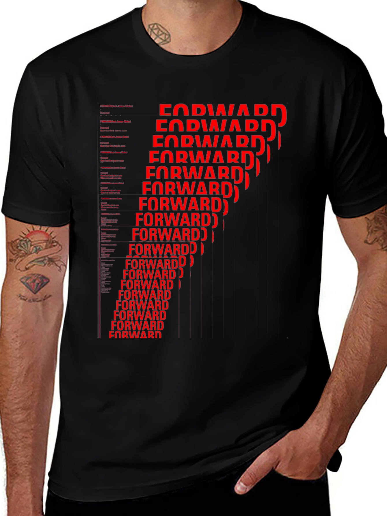 Forward Graphic Print T-Shirt - Modern Casual Wear