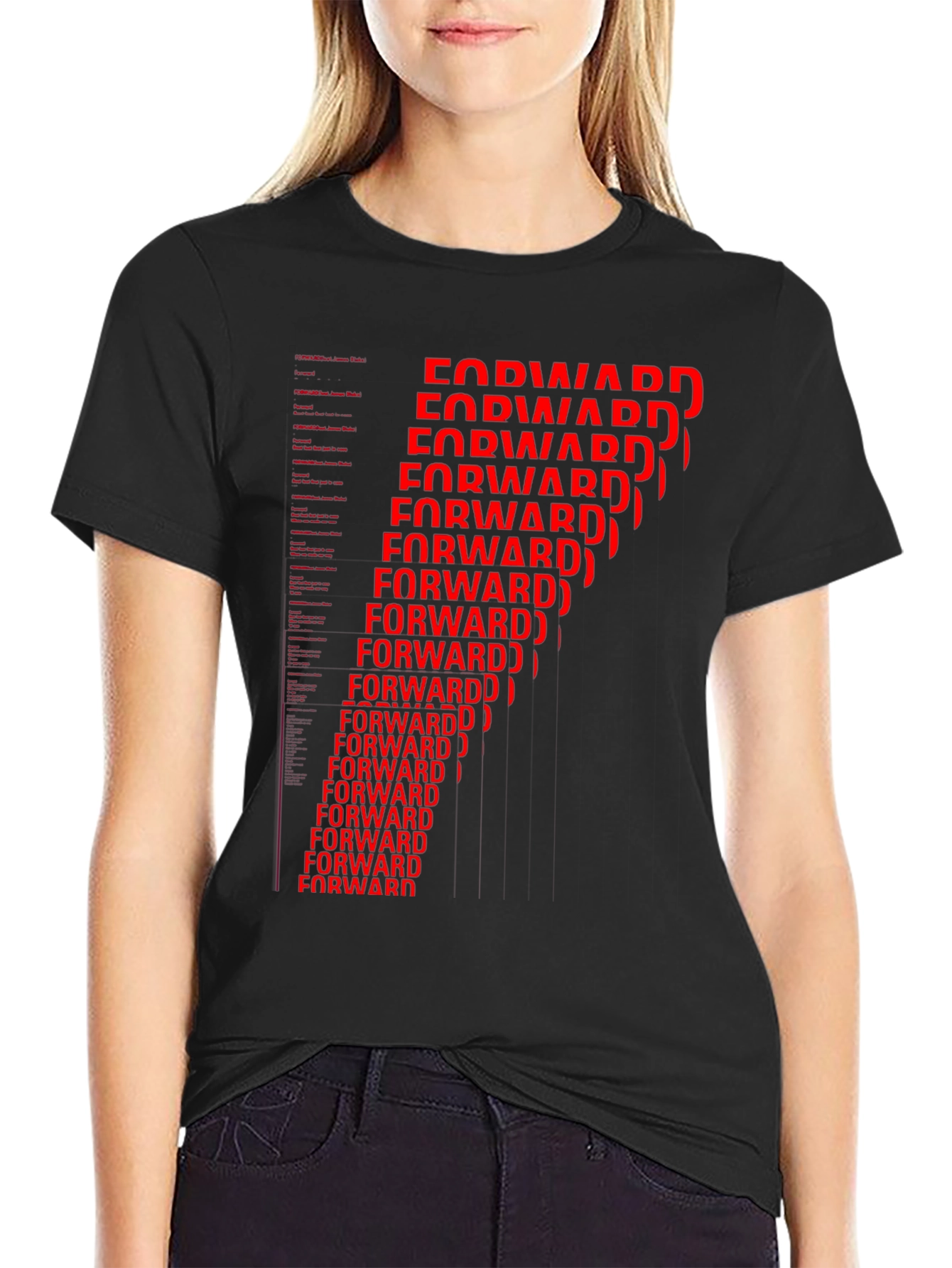 Forward Graphic Print T-Shirt - Modern Casual Wear