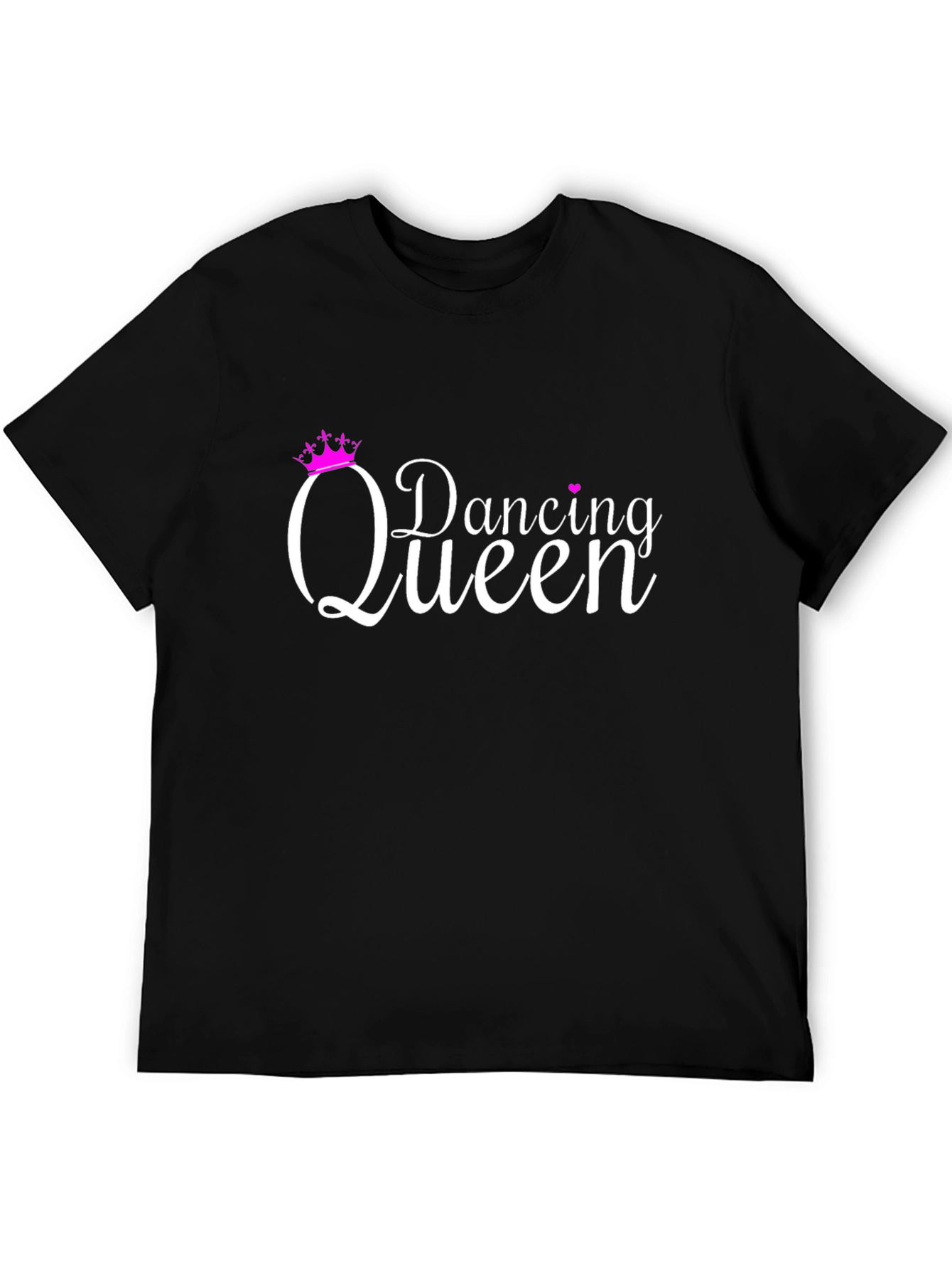 Dancing Queen T-Shirt - Black Cotton Tee