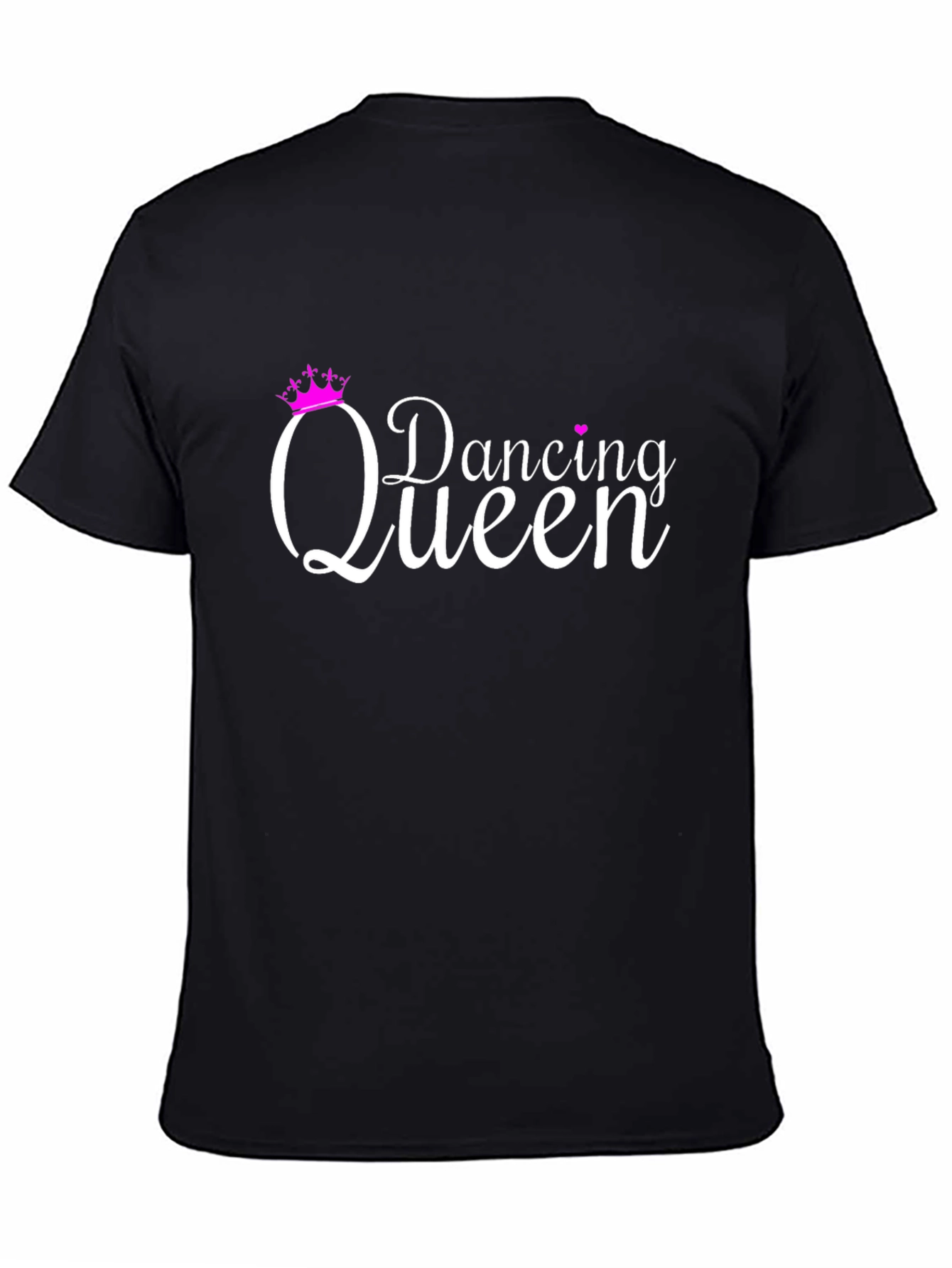 Dancing Queen T-Shirt - Black Cotton Tee
