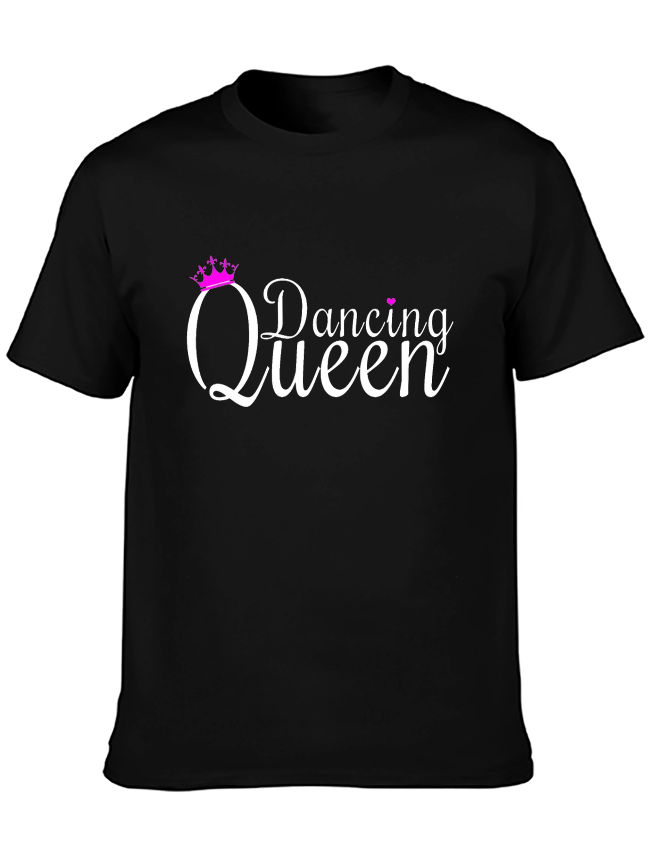 Dancing Queen T-Shirt - Black Cotton Tee