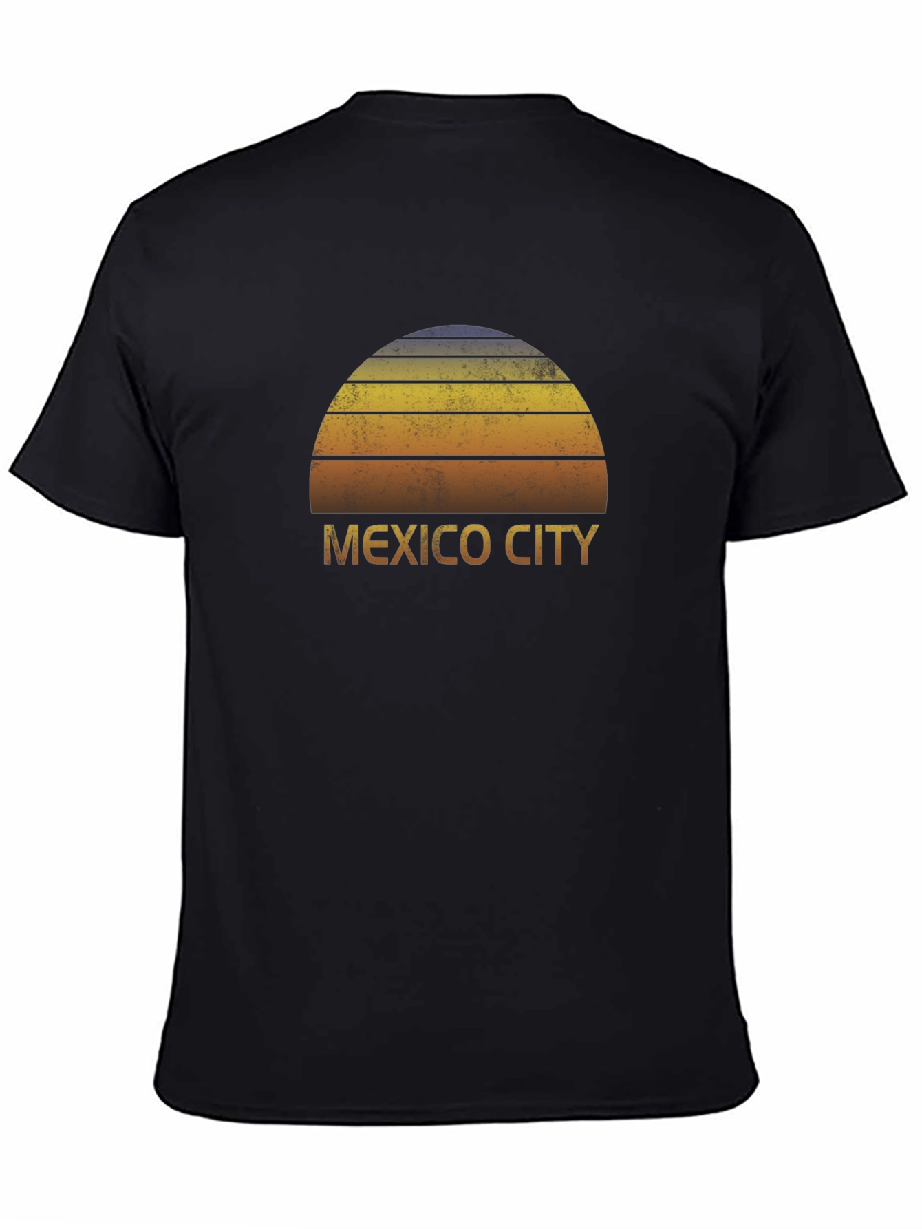 Mexico City Sunset Graphic Tee - Retro Style
