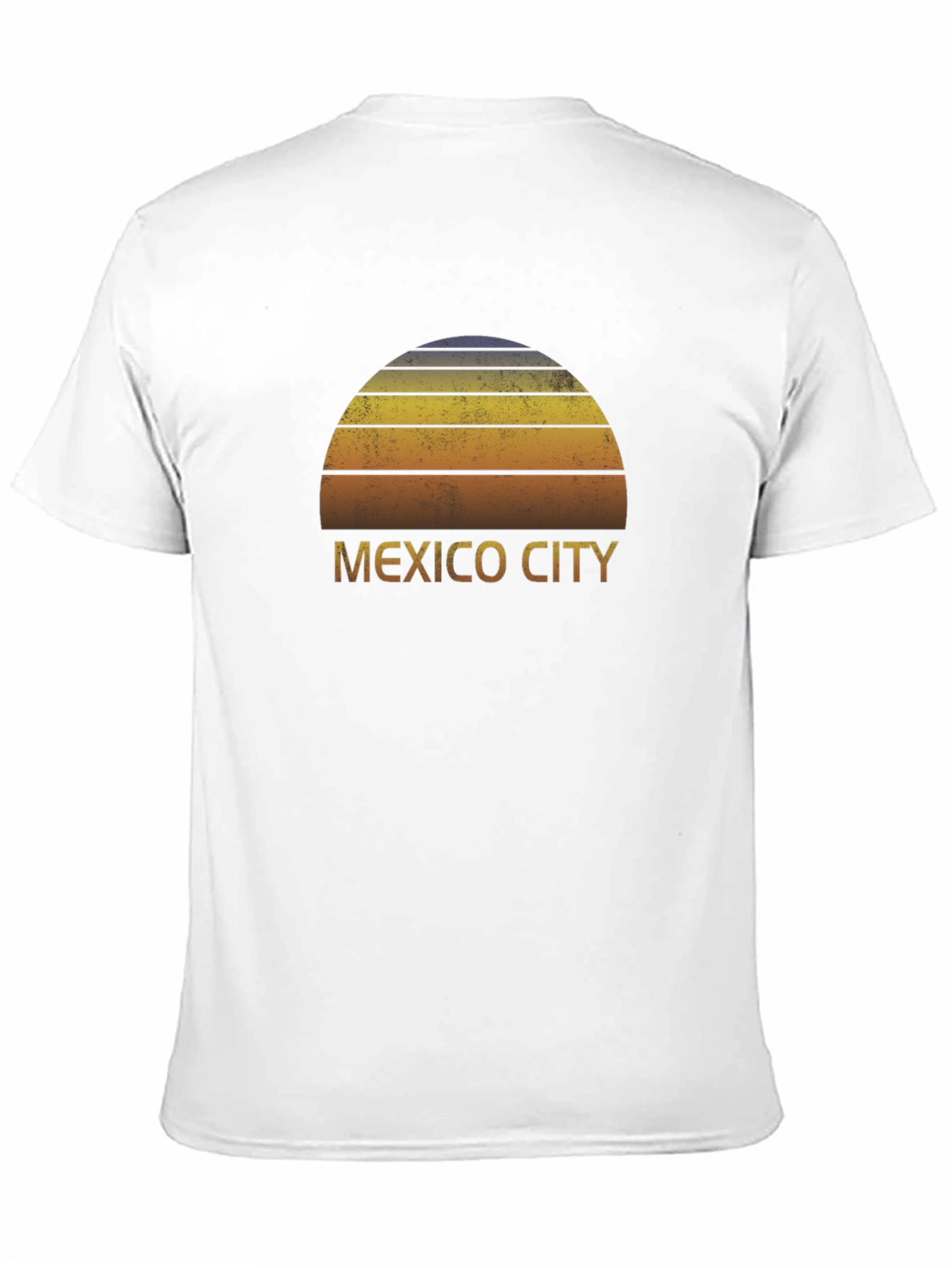 Mexico City Sunset Graphic Tee - Retro Style