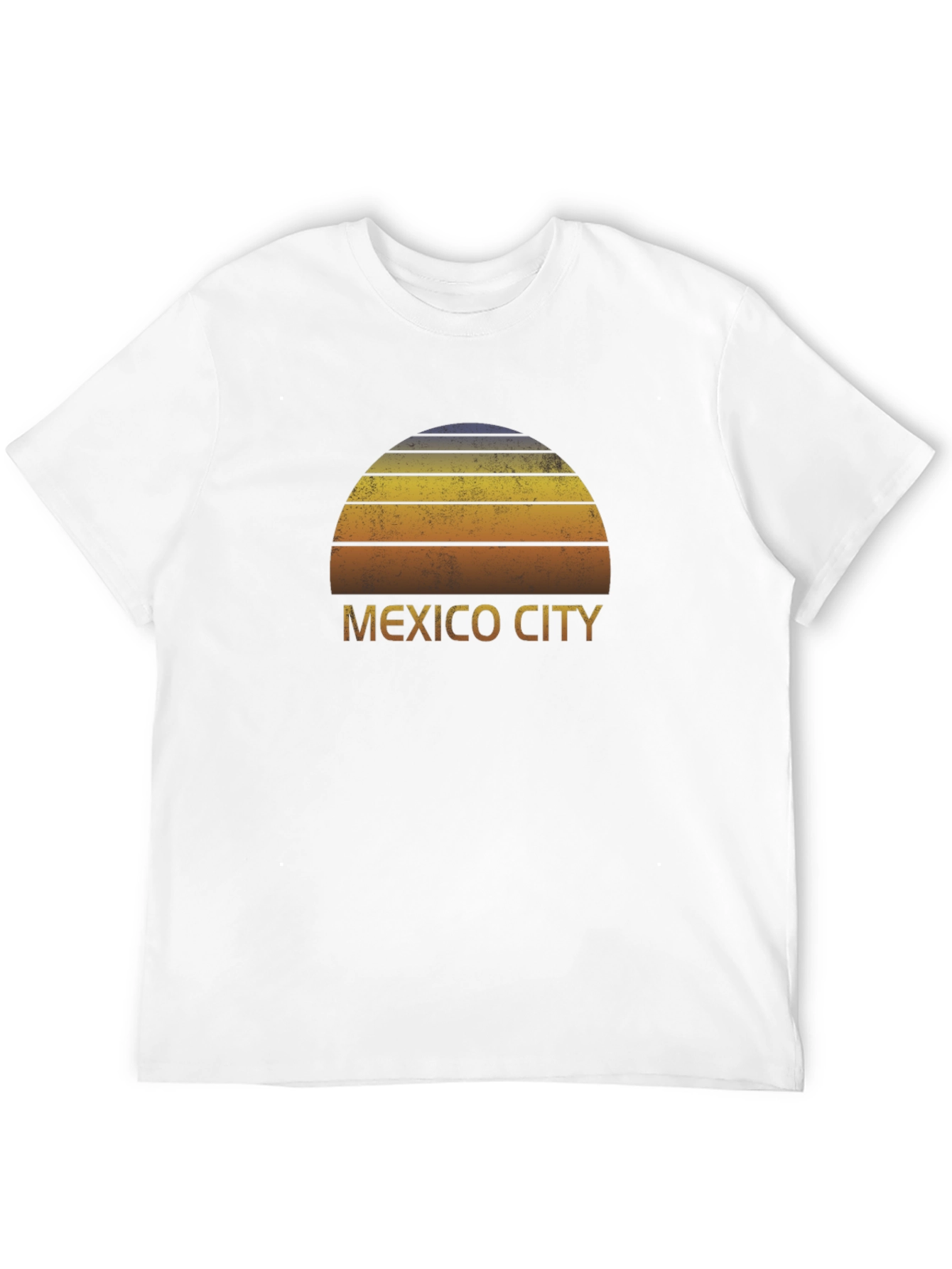 Mexico City Sunset Graphic Tee - Retro Style