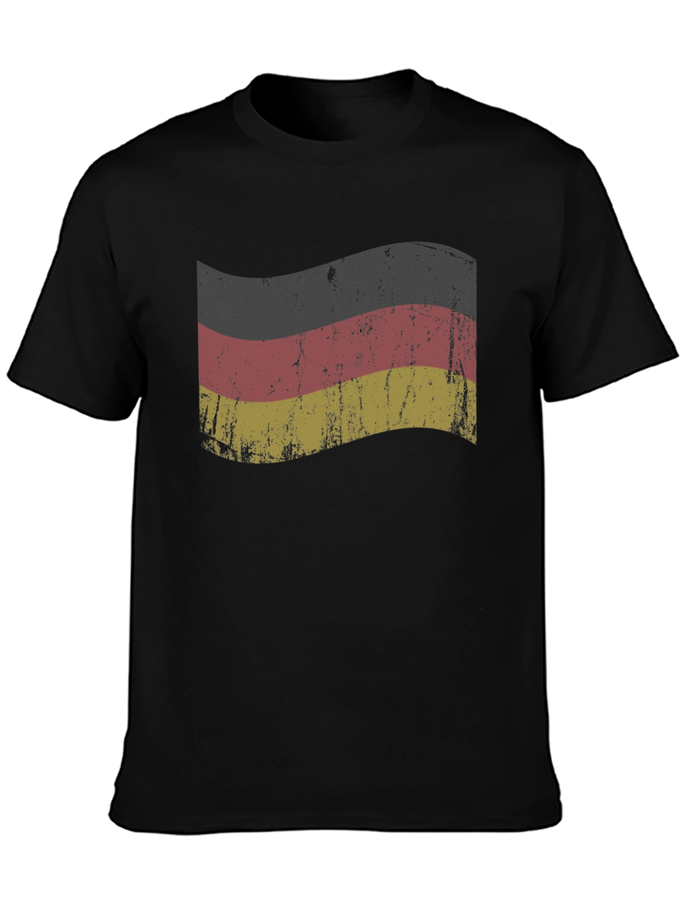 Germany Flag Graphic T-Shirt - Distressed Design