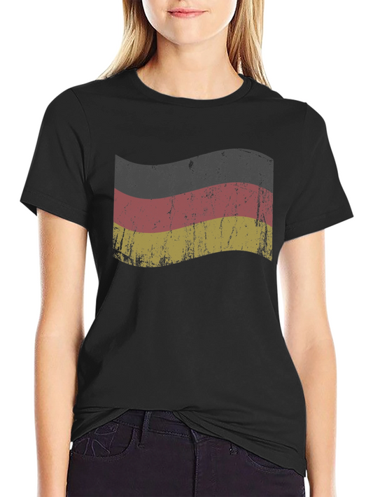 Germany Flag Graphic T-Shirt - Distressed Design