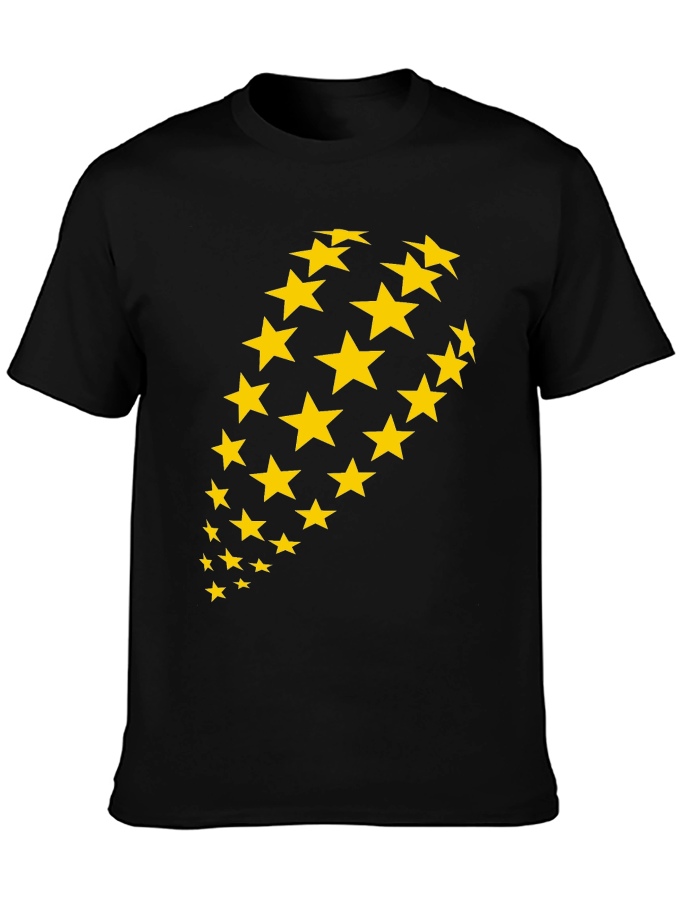 Starry Night Tee - Black Cotton Comfort