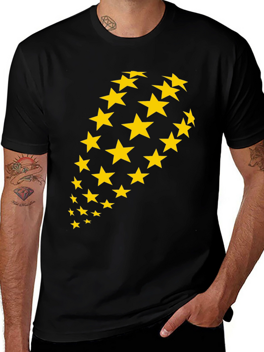 Starry Night Tee - Black Cotton Comfort