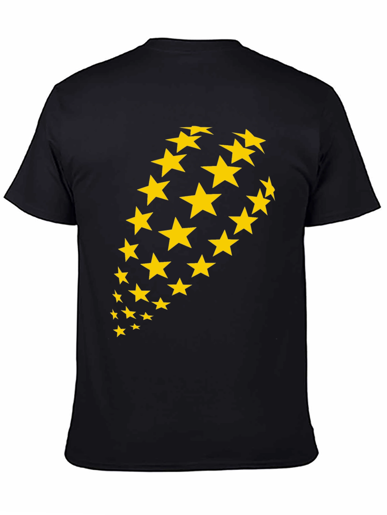 Starry Night Tee - Black Cotton Comfort