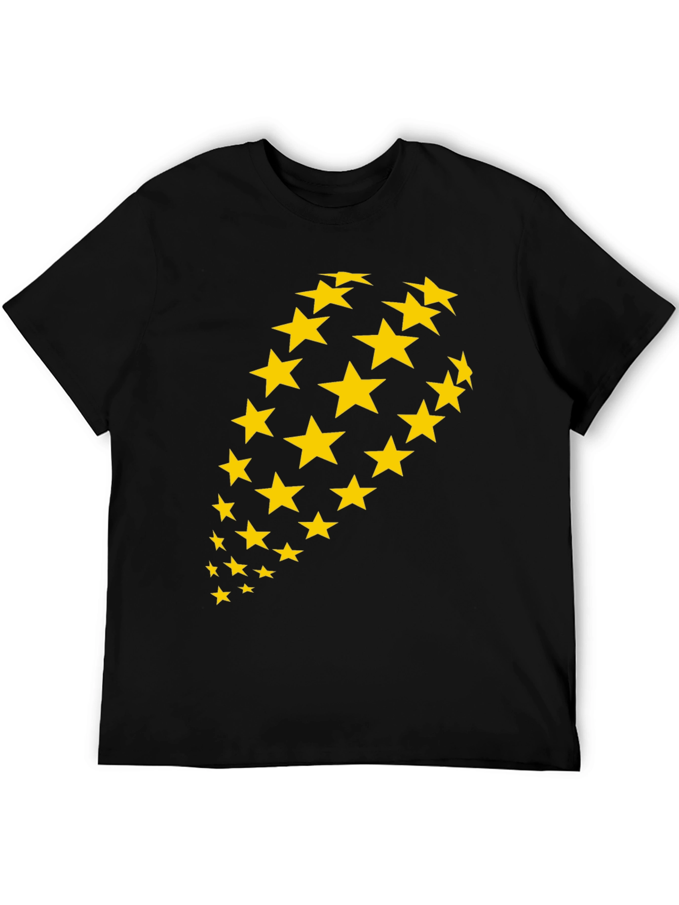 Starry Night Tee - Black Cotton Comfort