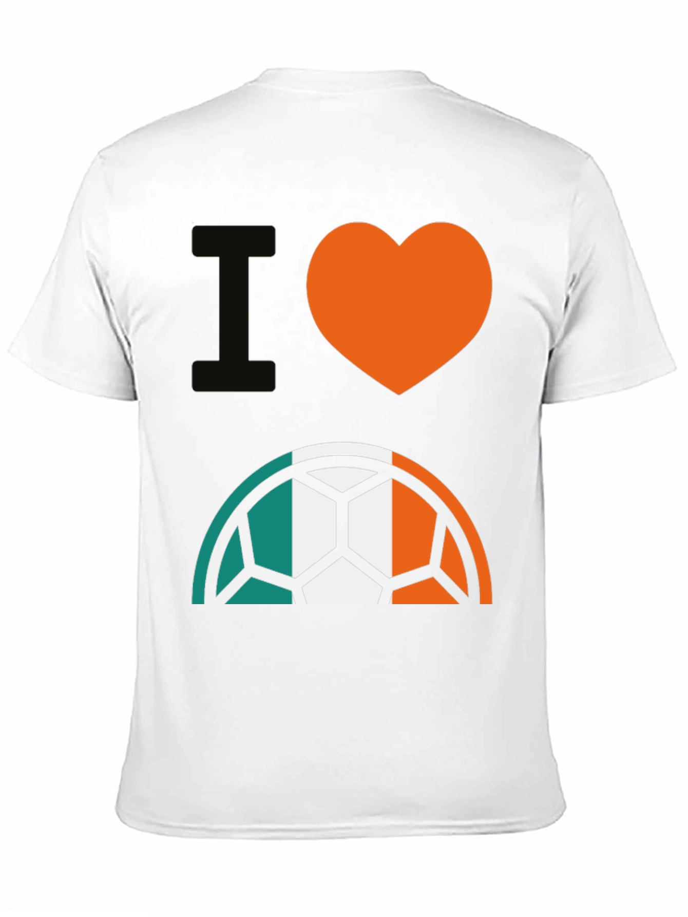 Ireland Soccer Pride T-Shirt - I Heart Football
