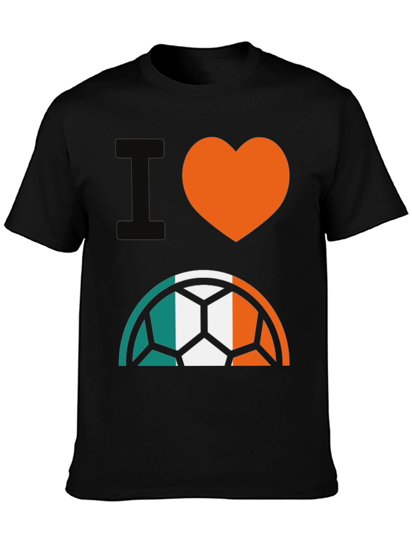 Ireland Soccer Pride T-Shirt - I Heart Football