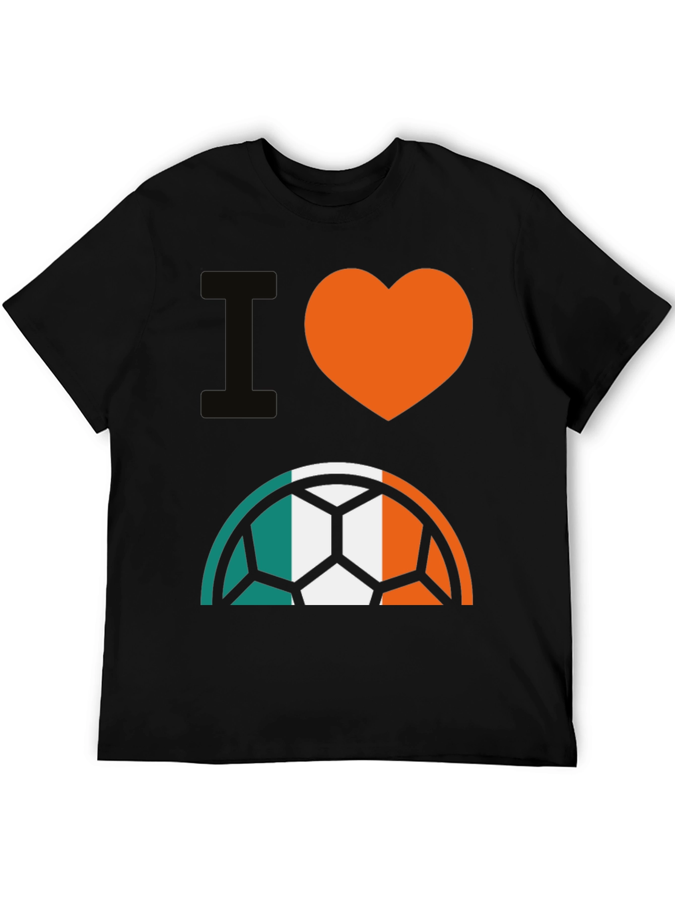 Ireland Soccer Pride T-Shirt - I Heart Football