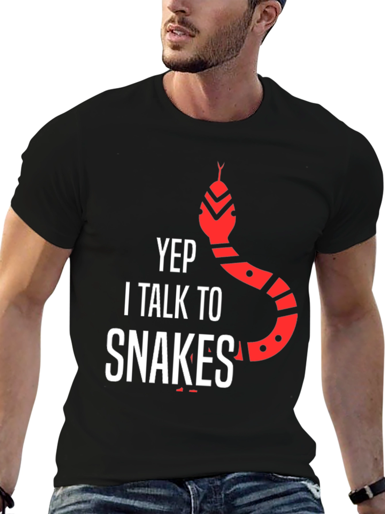 Yep I Talk to Snakes Graphic Tee