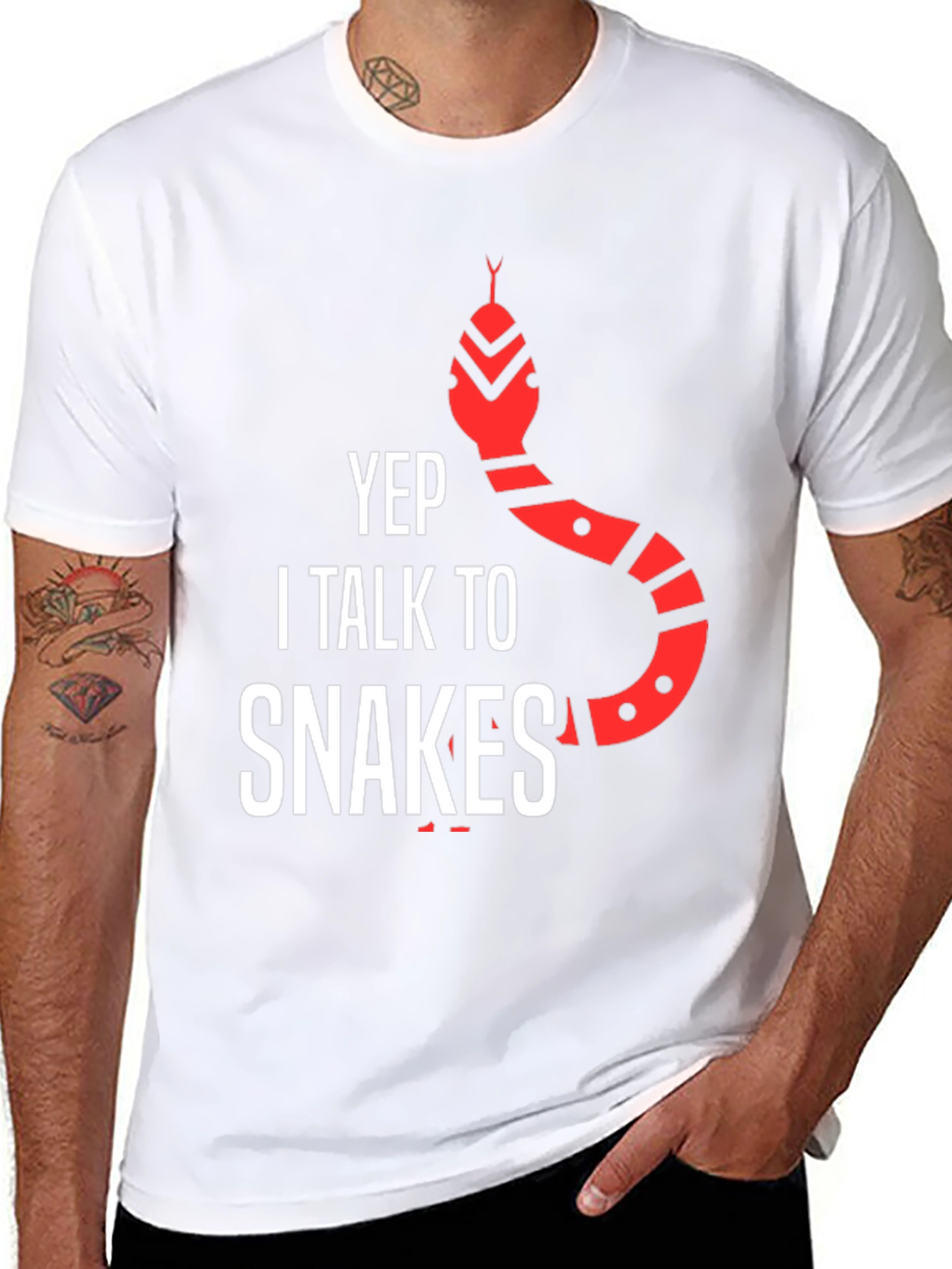 Yep I Talk to Snakes Graphic Tee