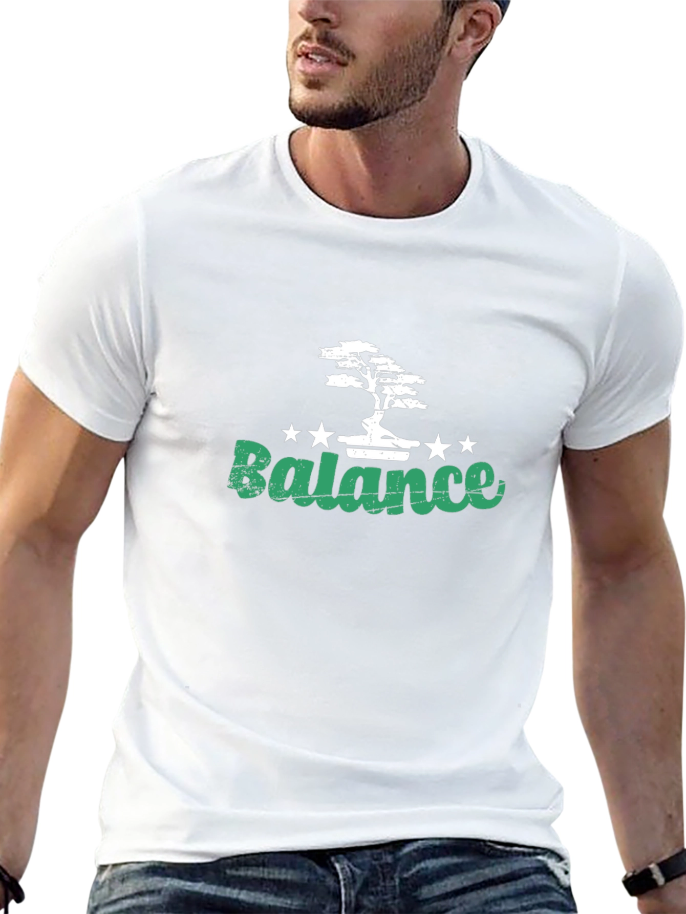Balance Bonsai Tree Graphic T-Shirt - Unisex