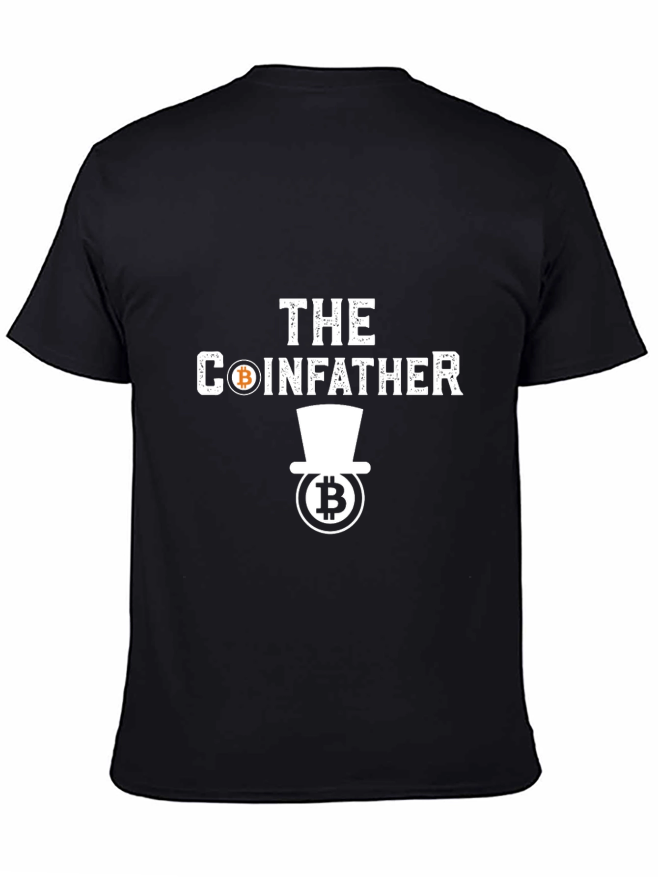 The Coinfather Bitcoin Crypto Black T-Shirt
