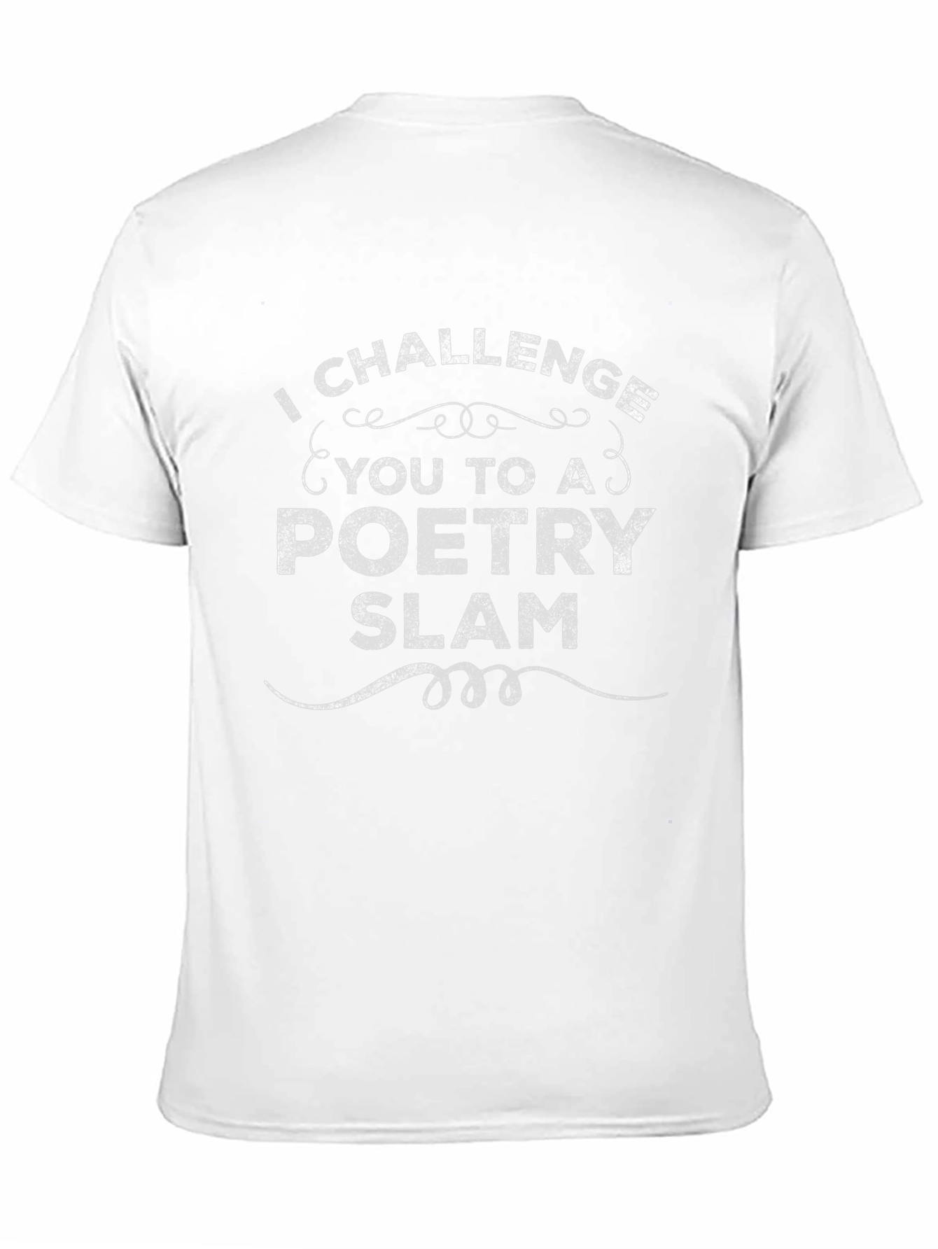 Poetry Slam Challenge T-Shirt - Black Crew Neck