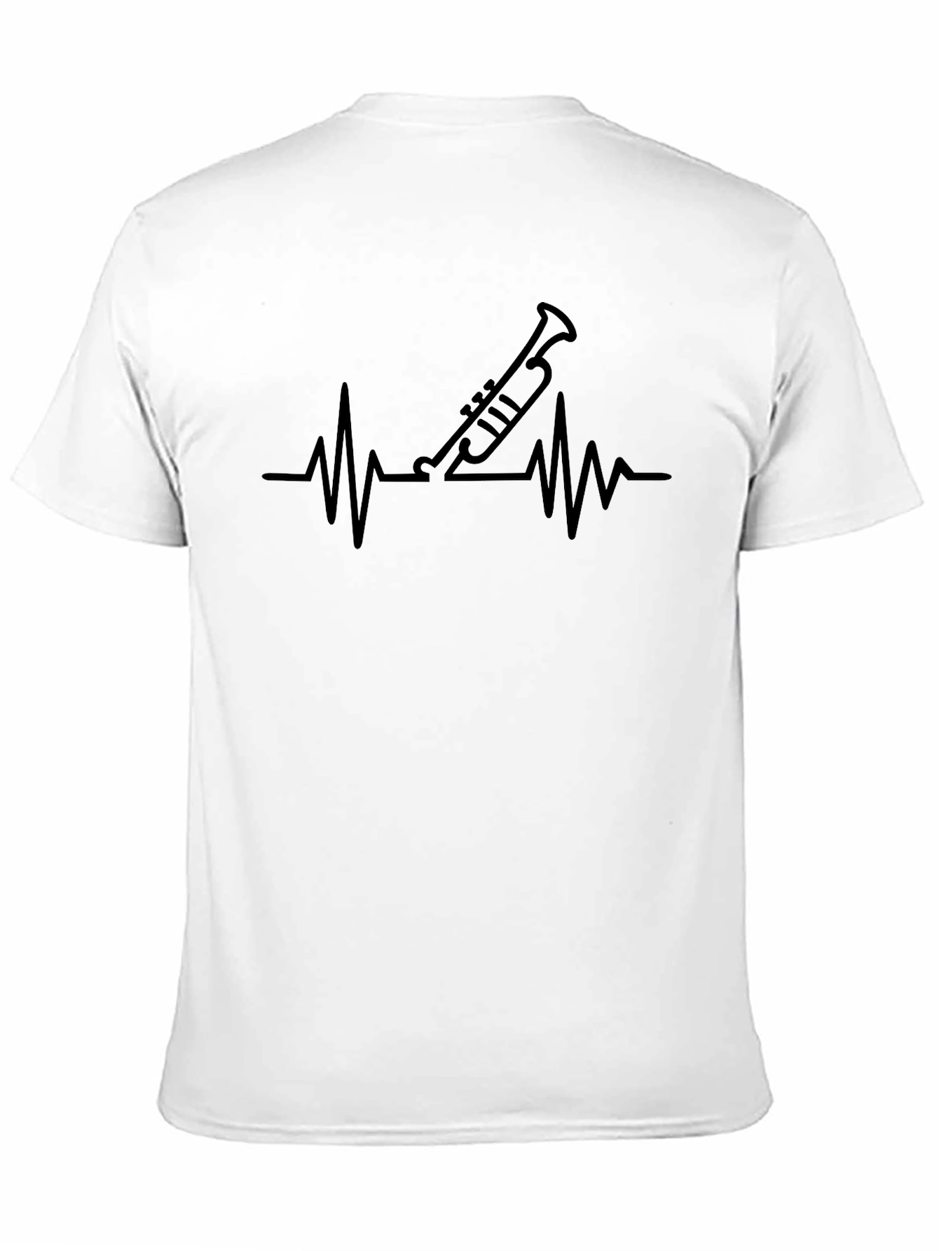 Trumpet Heartbeat T-Shirt - Musician Tee