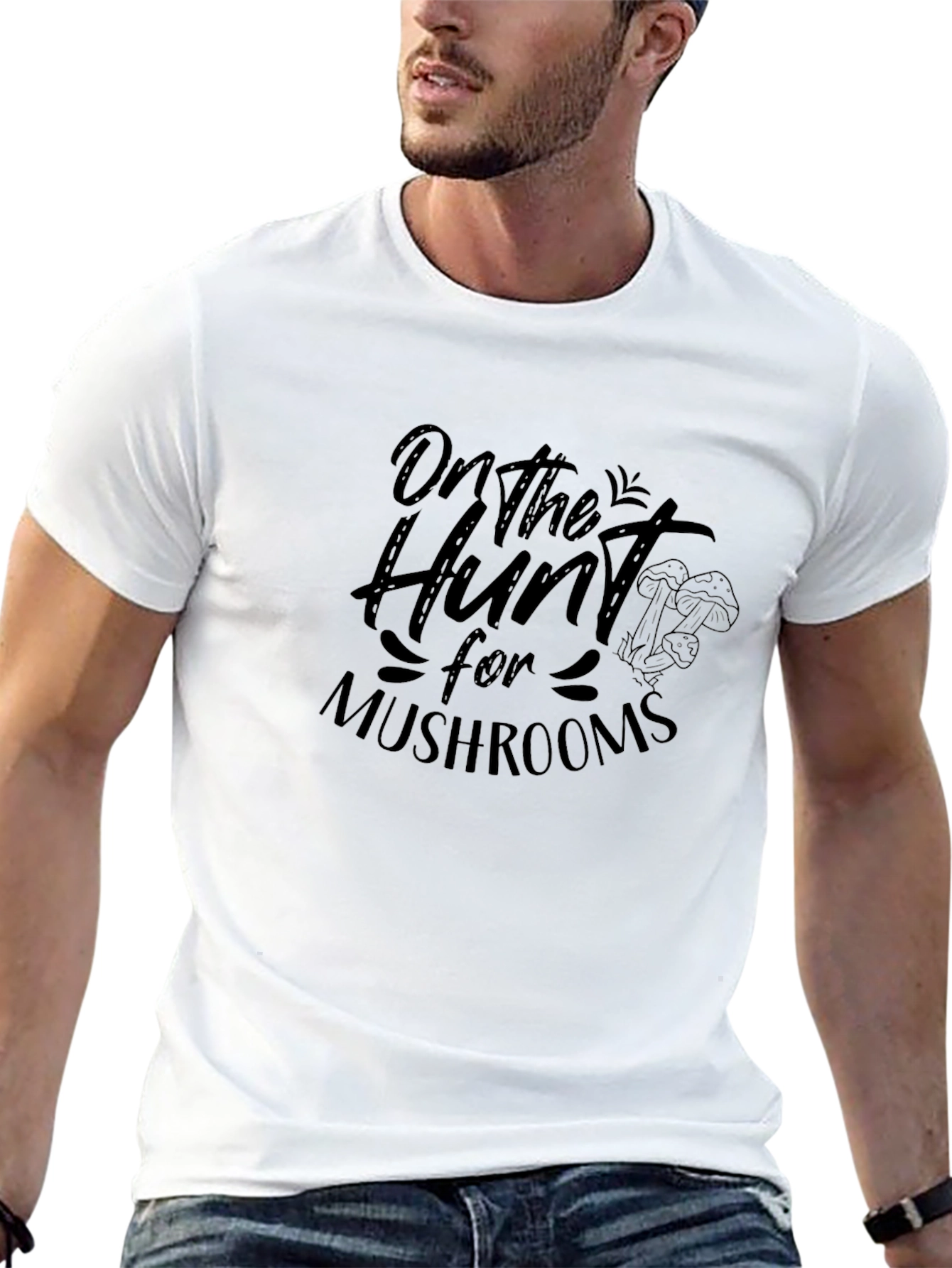 On the Hunt for Mushrooms Graphic Tee