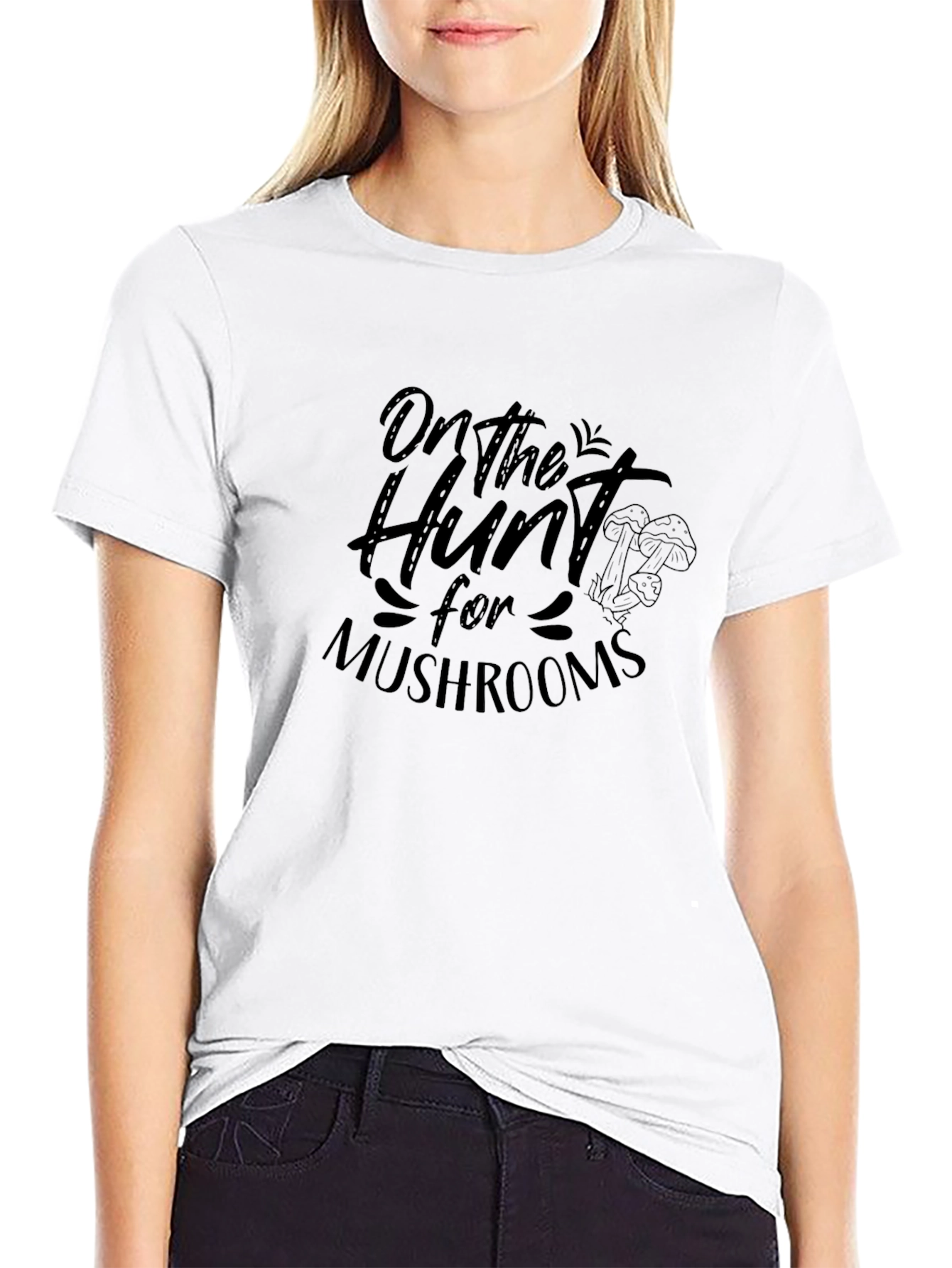 On the Hunt for Mushrooms Graphic Tee