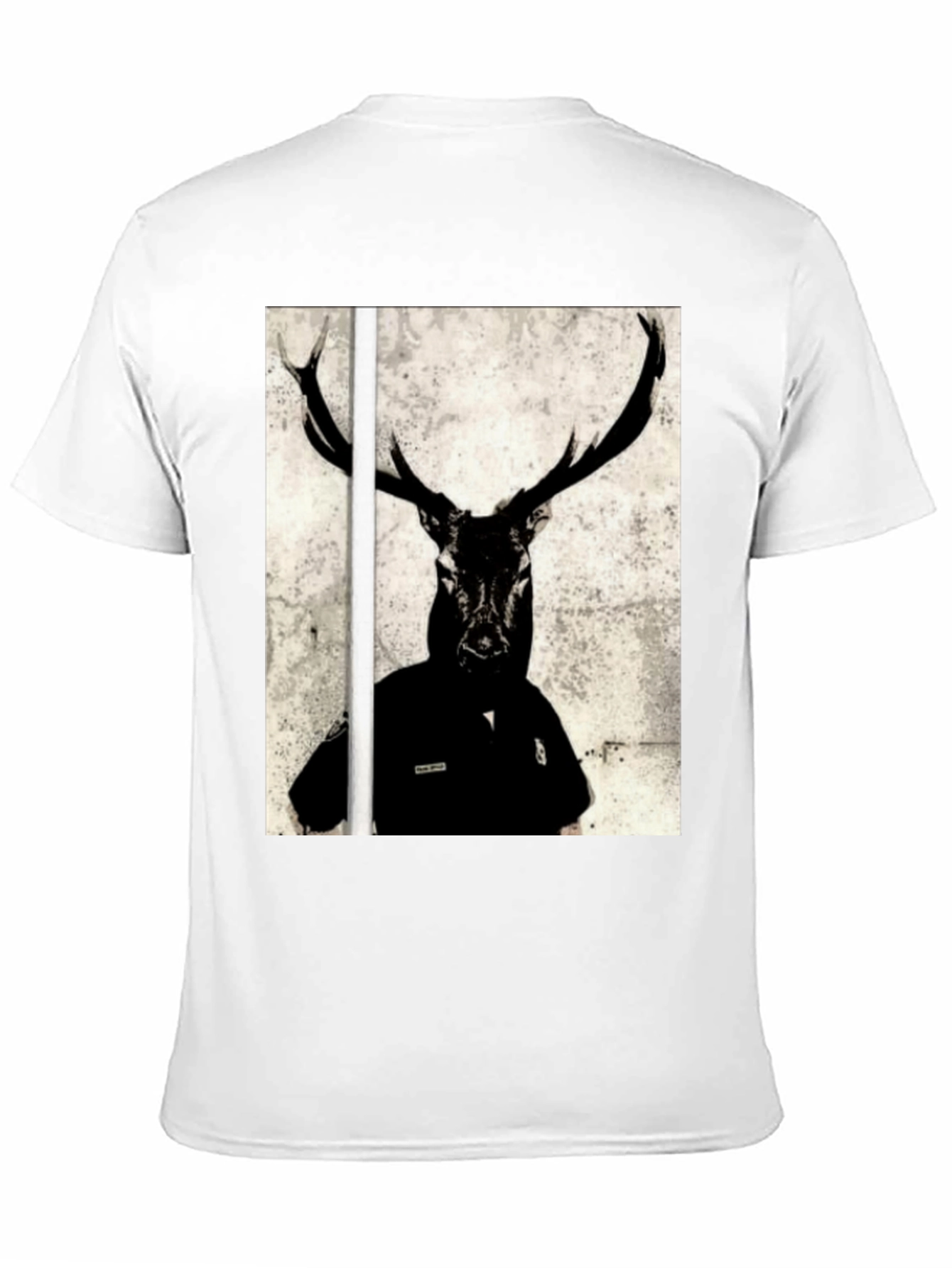Deer Graphic T-Shirt - Mens Black Tee