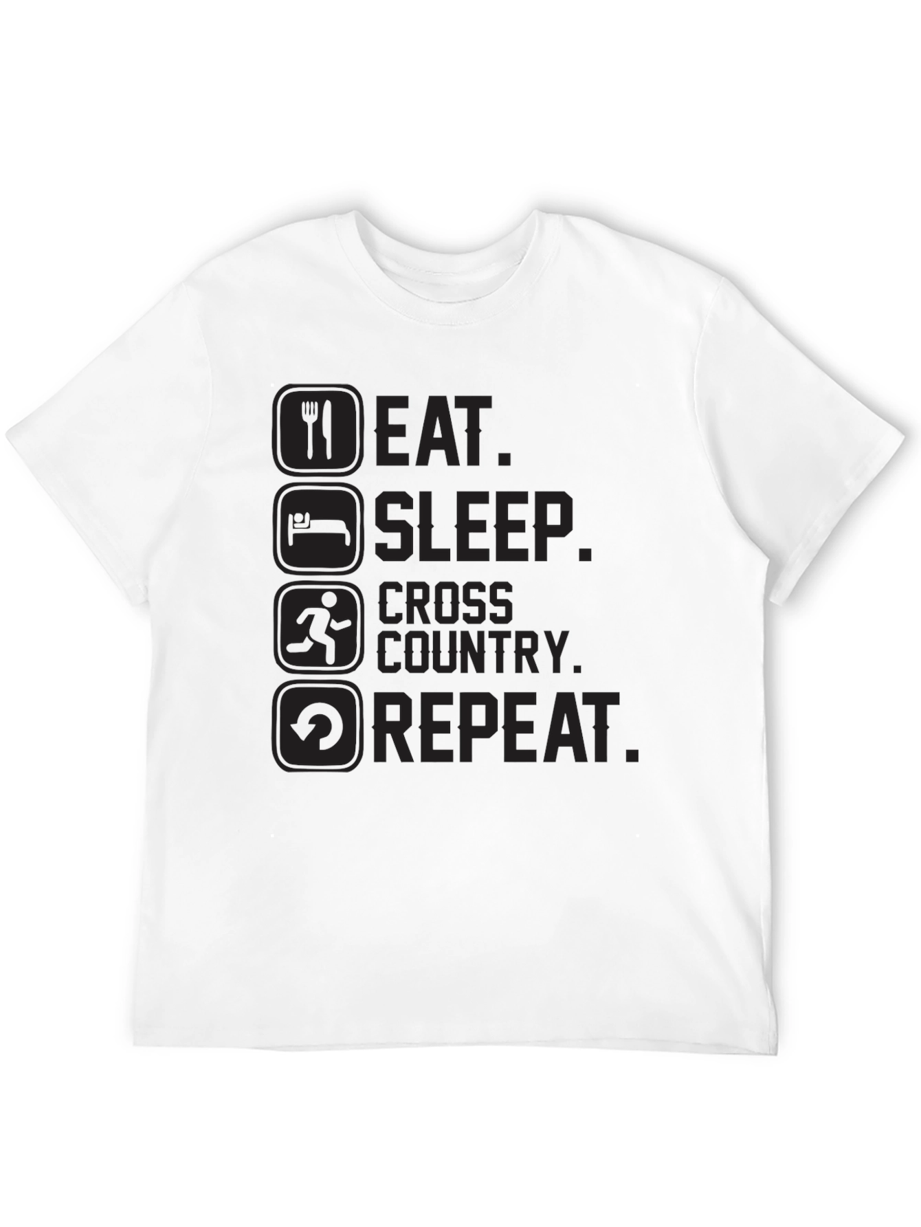 Eat Sleep Cross Country Repeat T-Shirt