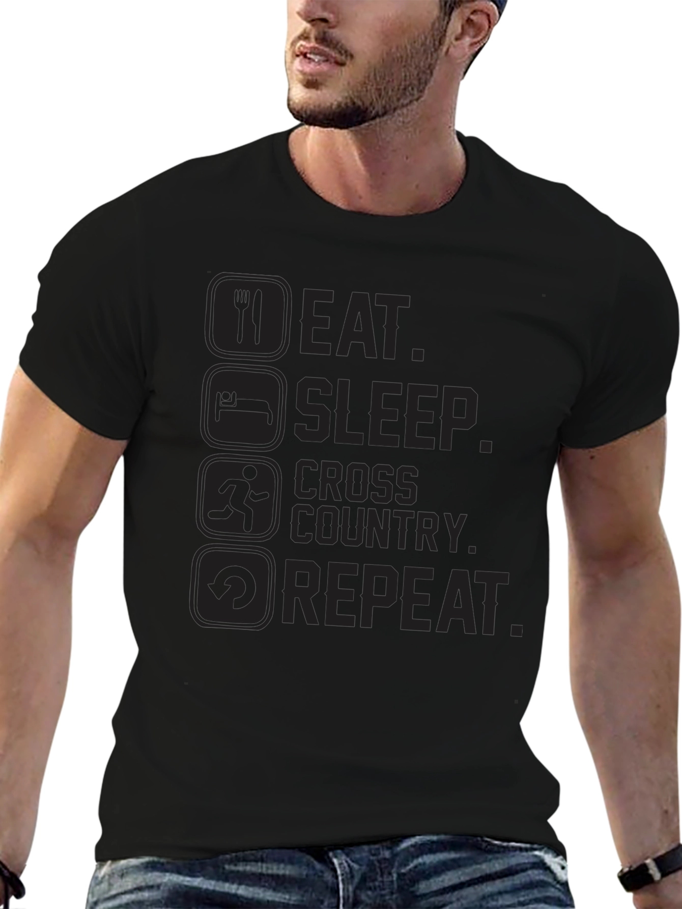 Eat Sleep Cross Country Repeat T-Shirt
