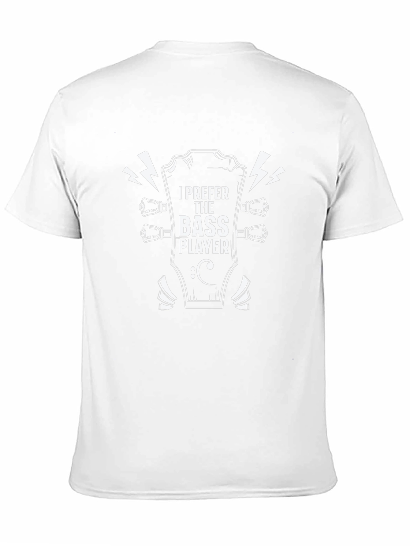 I Prefer The Bass Player Black T-Shirt