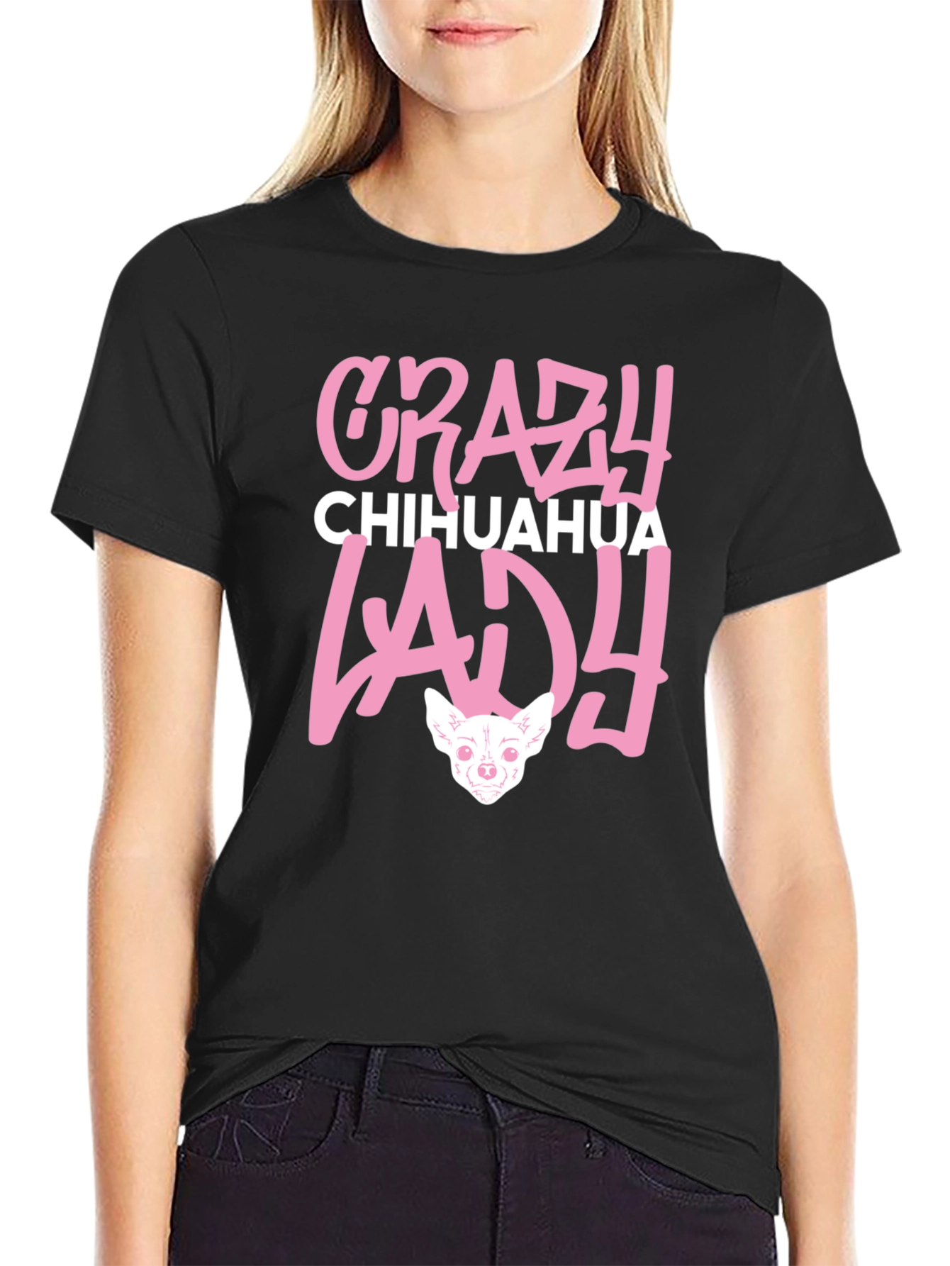 Crazy Chihuahua Lady T-Shirt - Funny Dog Lover Tee