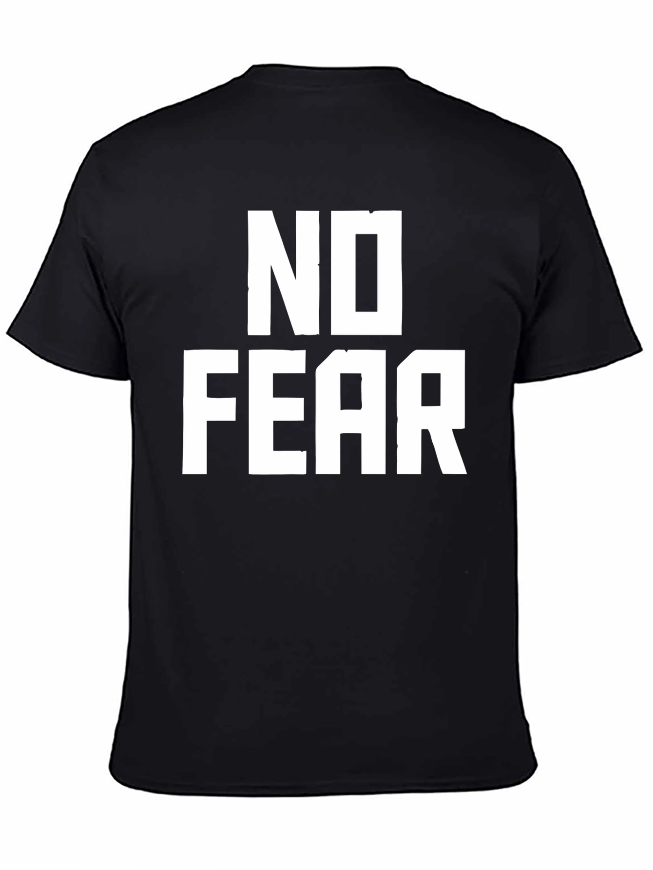 No Fear Graphic Print Black T-Shirt